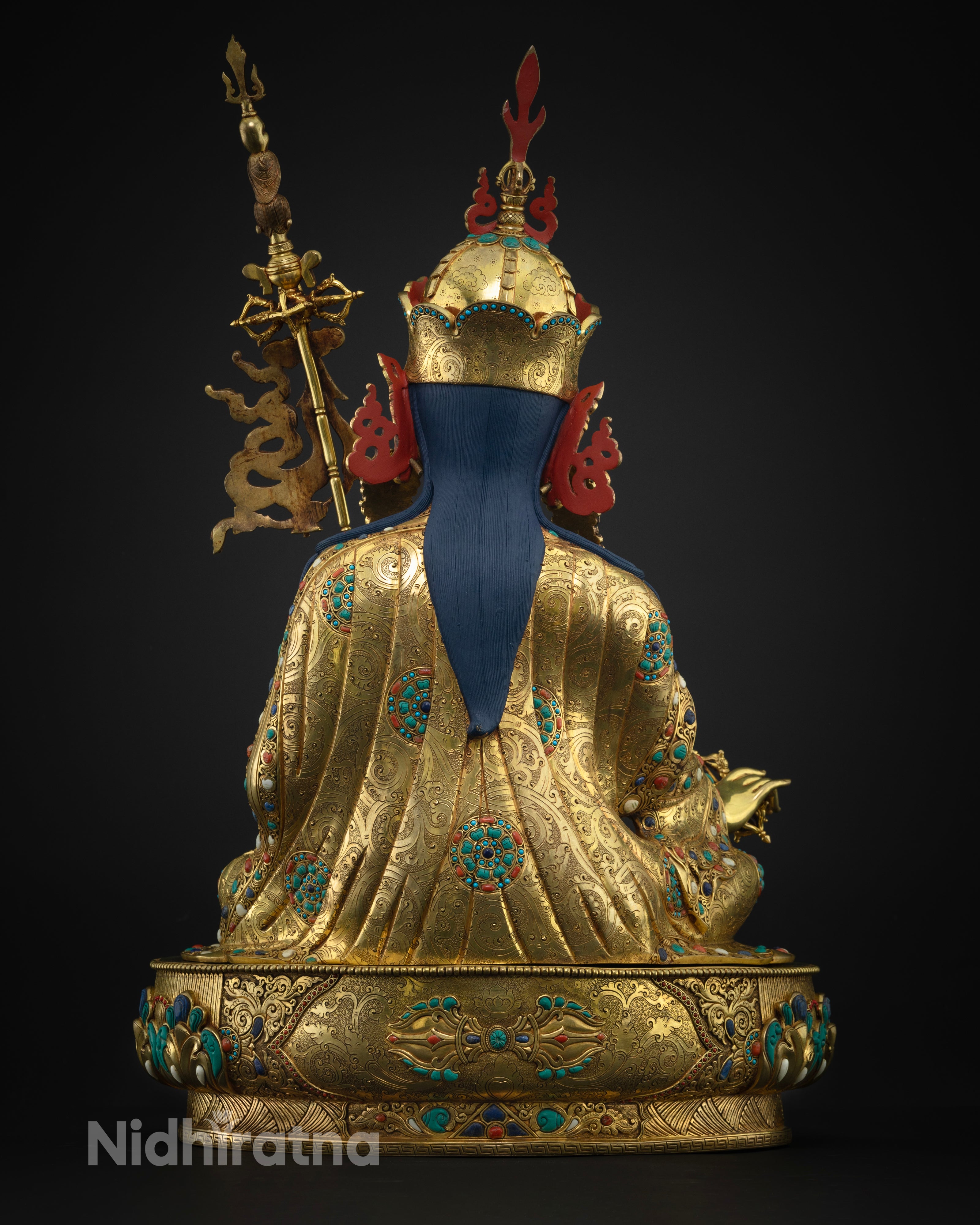 Exclusive Rare Guru Rinpoche Statue: Tibetan Buddhist Treasure