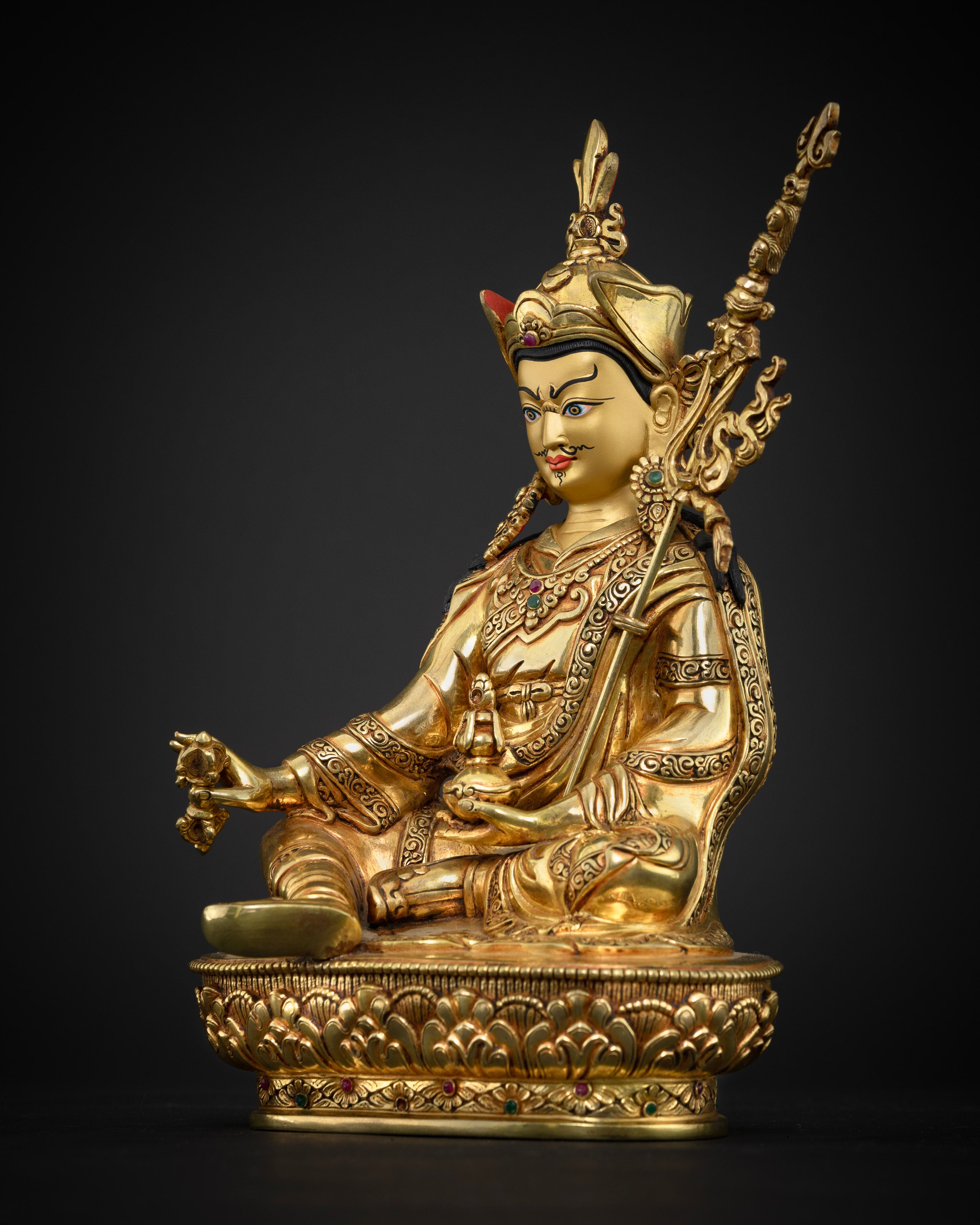Tantric Master Guru Rinpoche Statue | The Blessed Protector Sculpture
