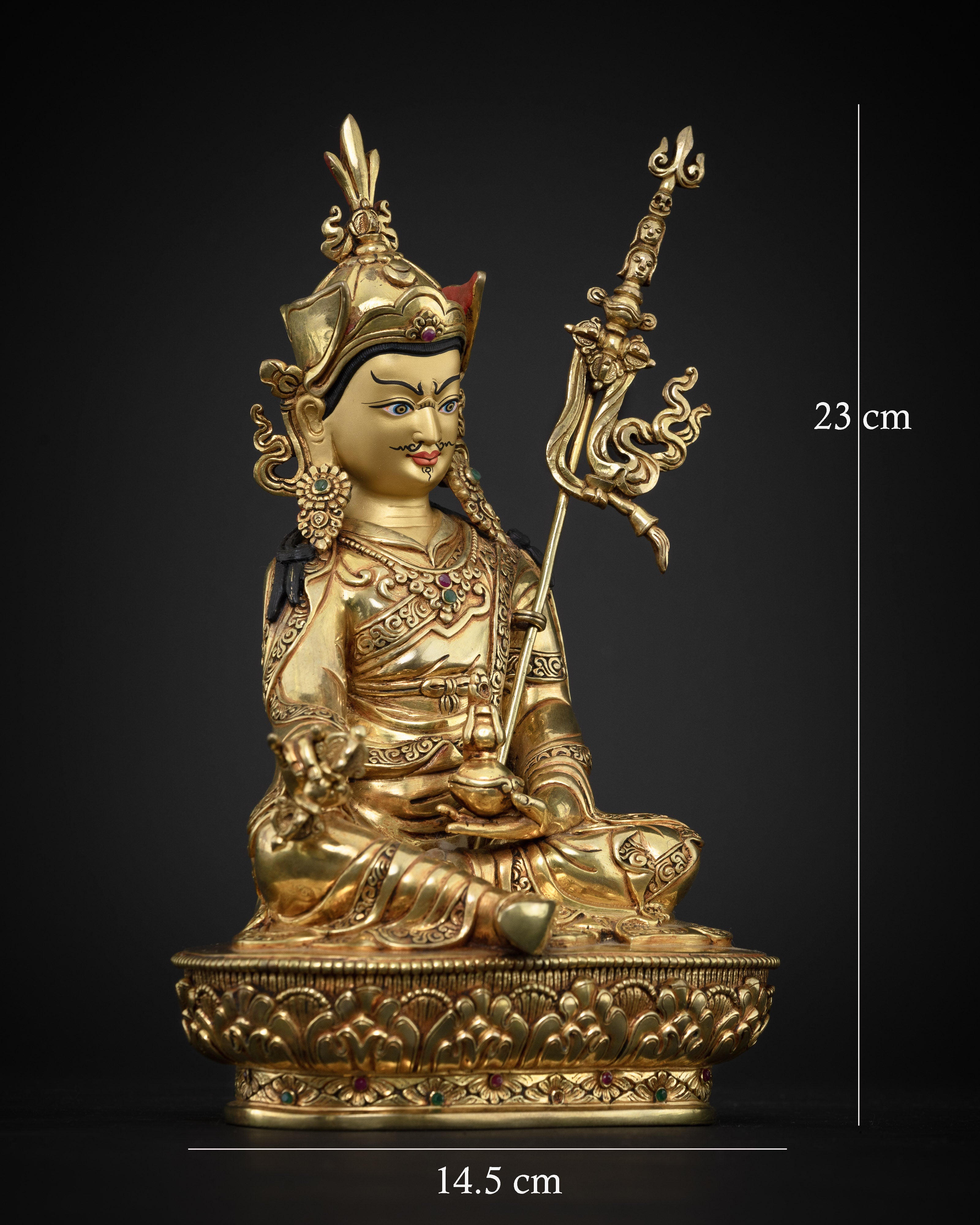 Tantric Master Guru Rinpoche Statue | The Blessed Protector Sculpture