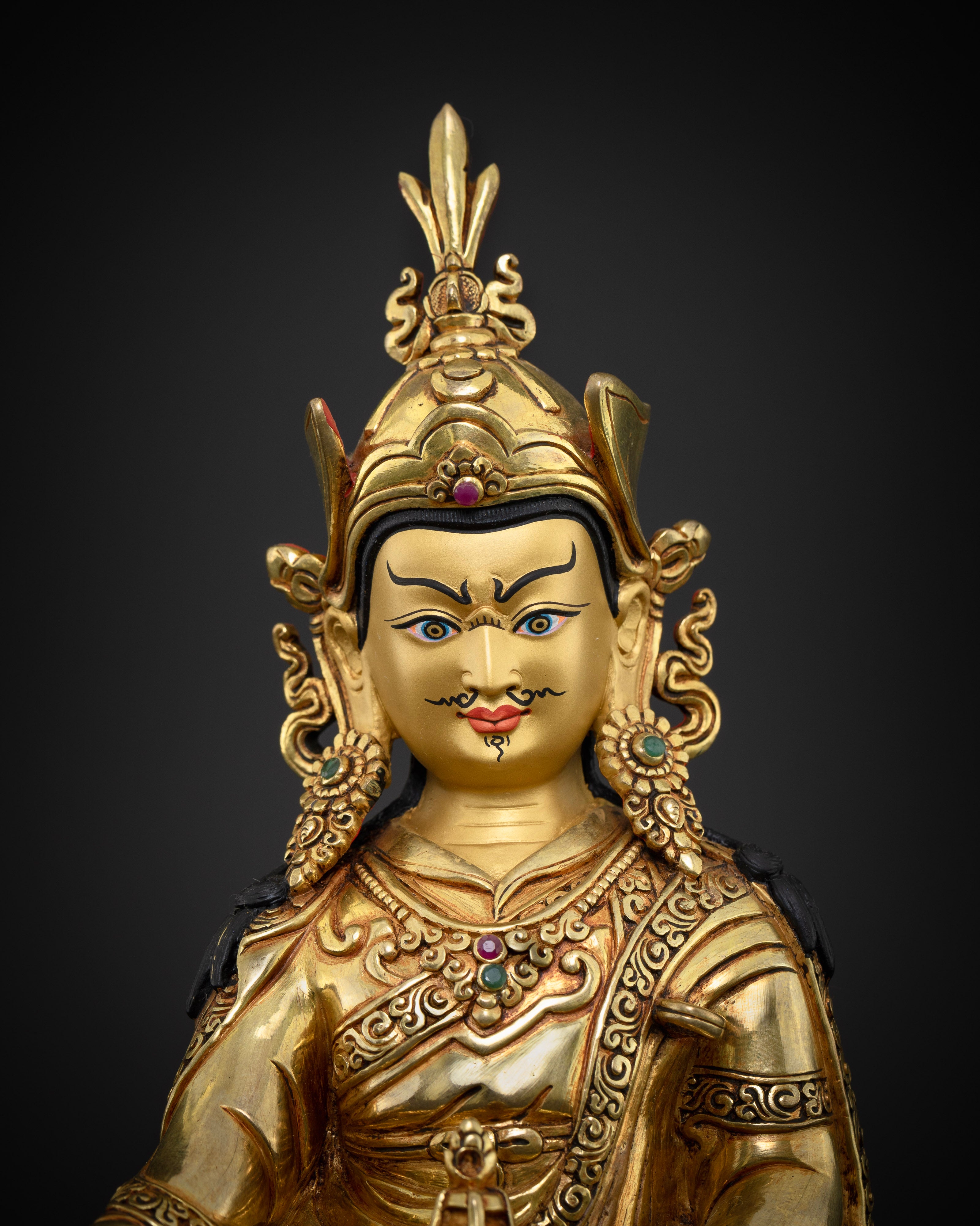 Tantric Master Guru Rinpoche Statue | The Blessed Protector Sculpture