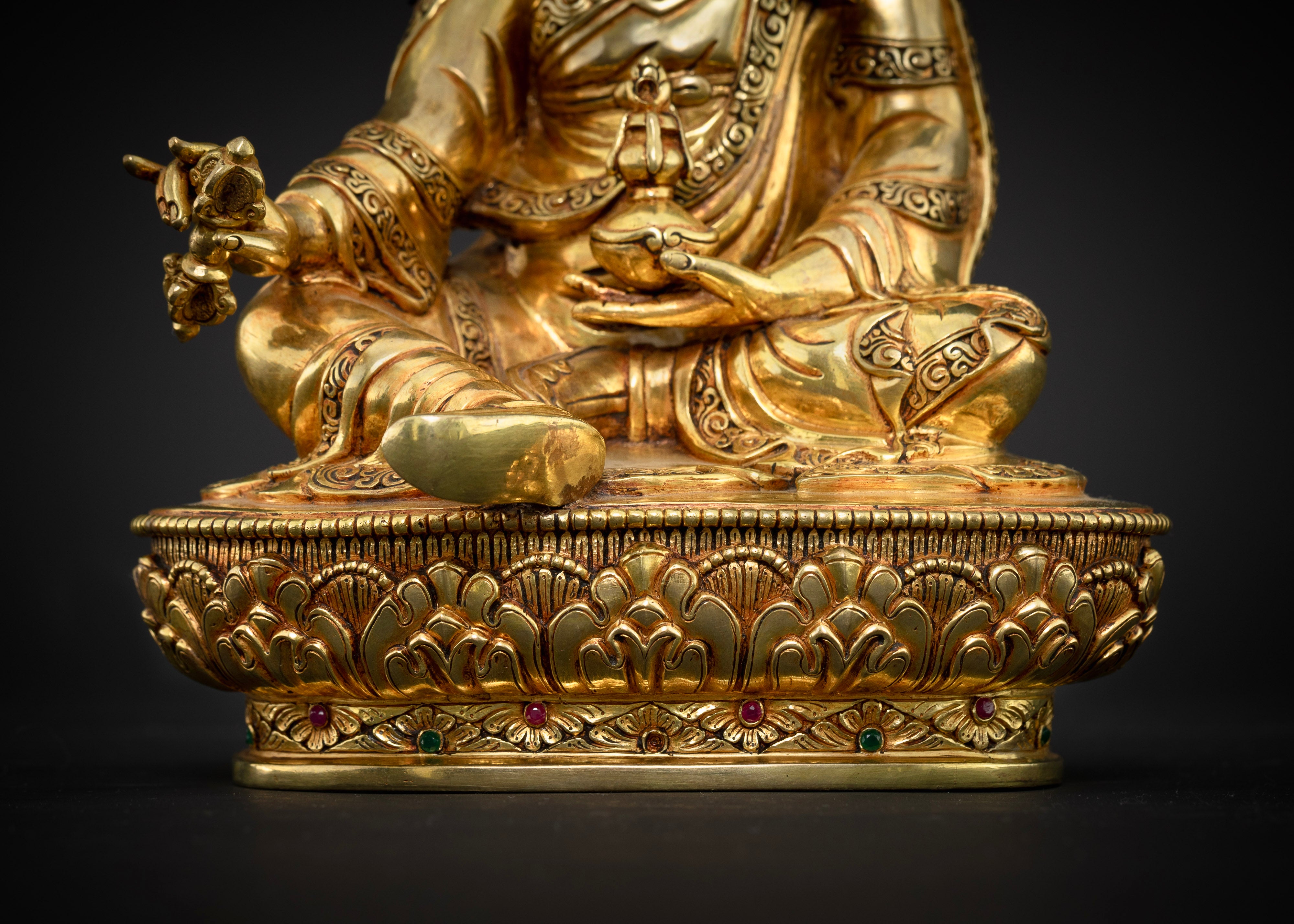 Tantric Master Guru Rinpoche Statue | The Blessed Protector Sculpture
