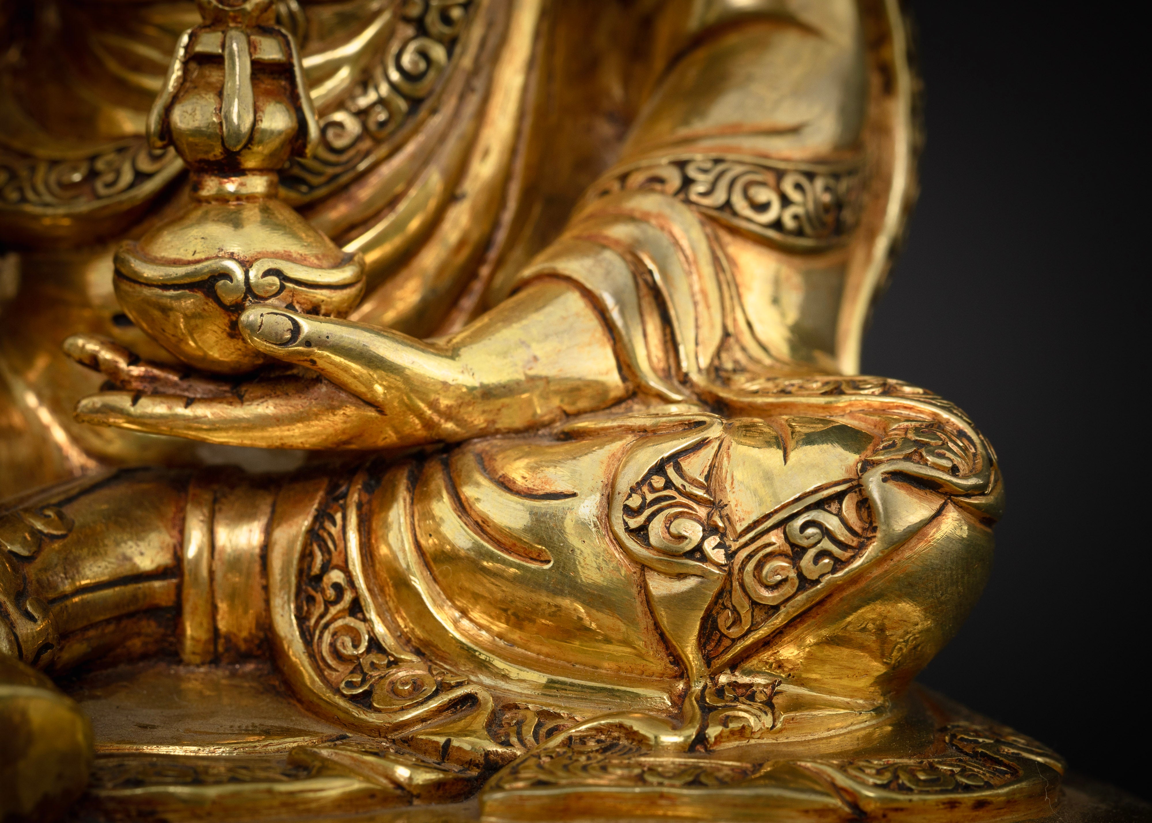 Tantric Master Guru Rinpoche Statue | The Blessed Protector Sculpture