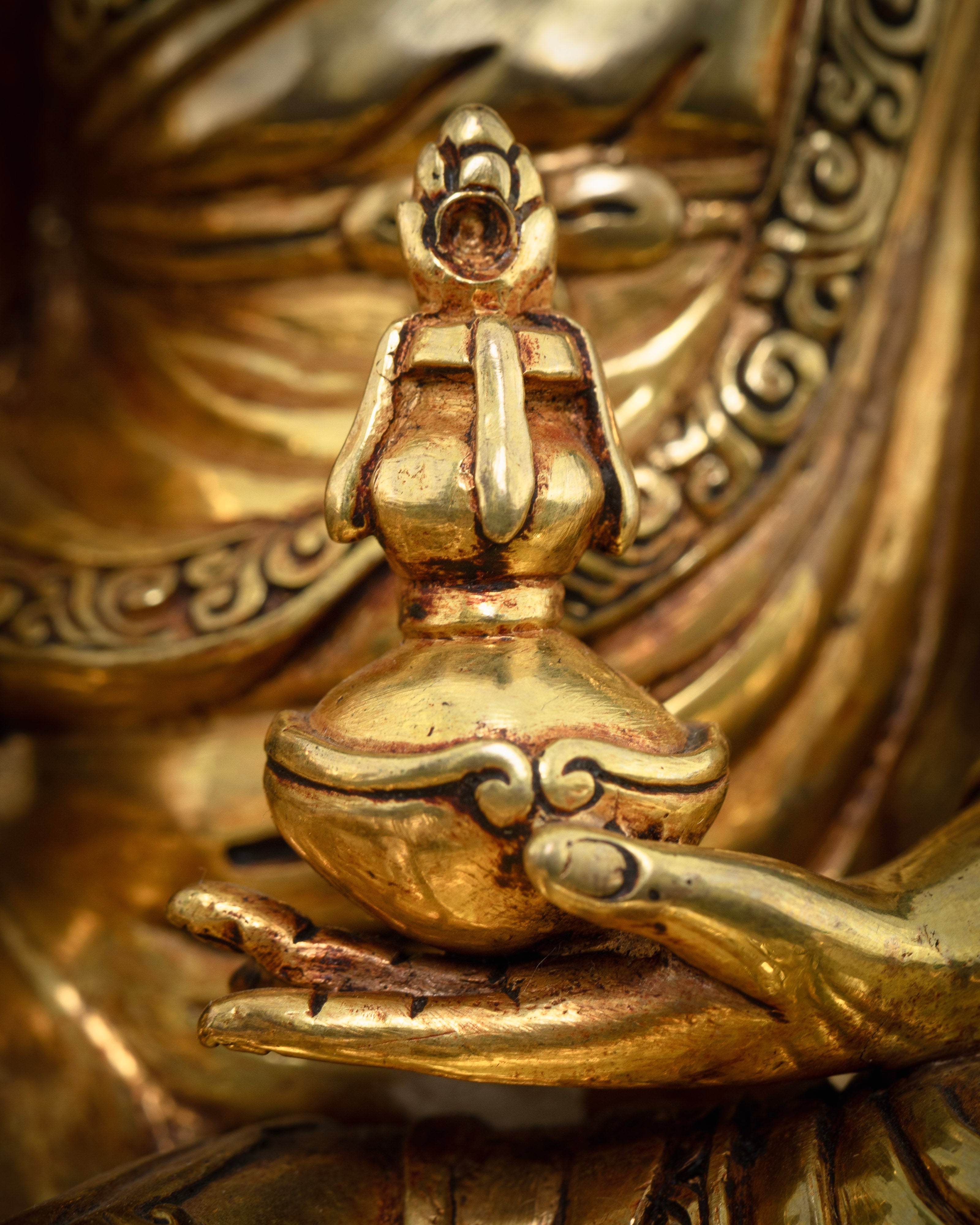 Tantric Master Guru Rinpoche Statue | The Blessed Protector Sculpture