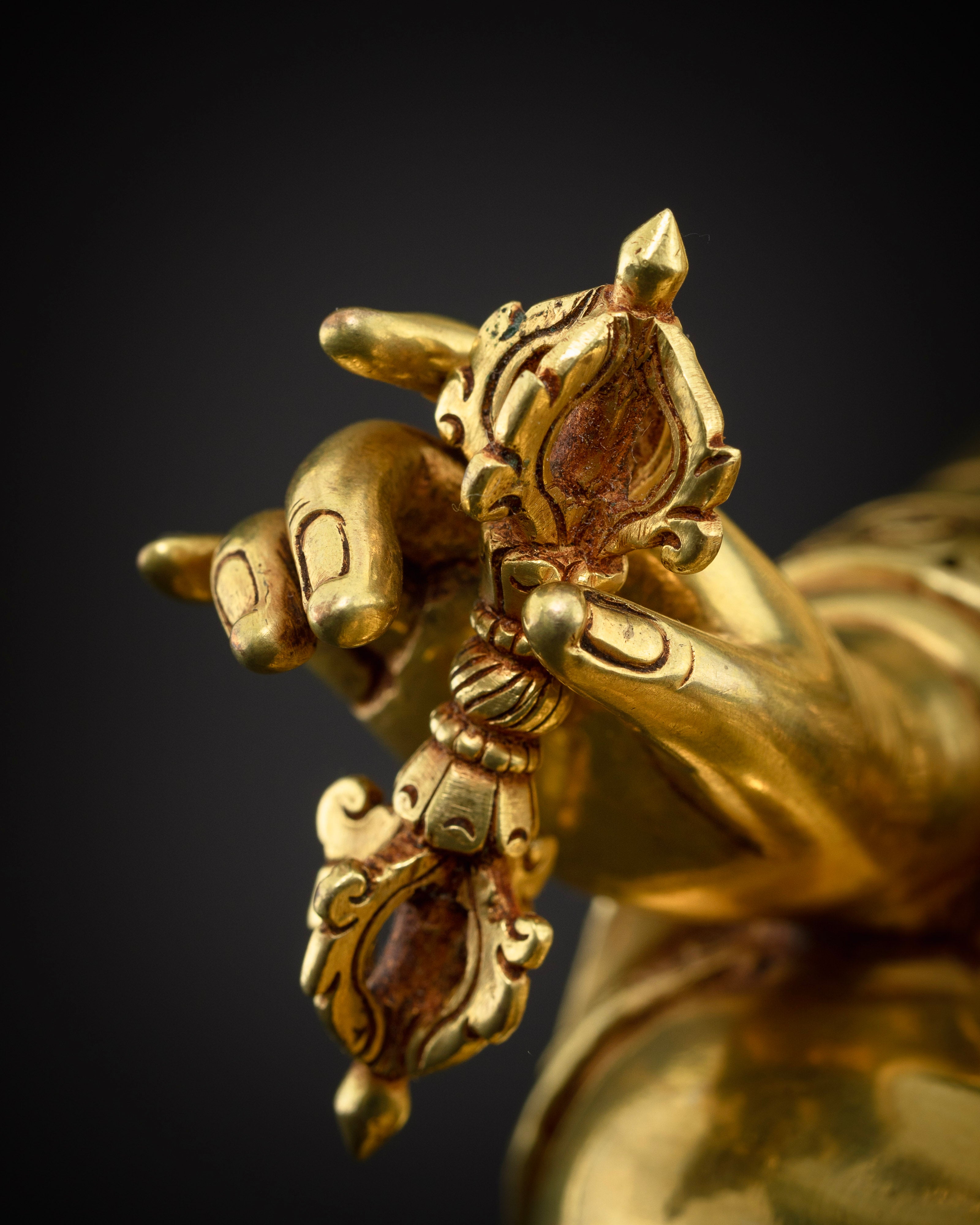 Masterpiece 15.5 Inch Guru Rinpoche Statue | A Spiritual Treasure