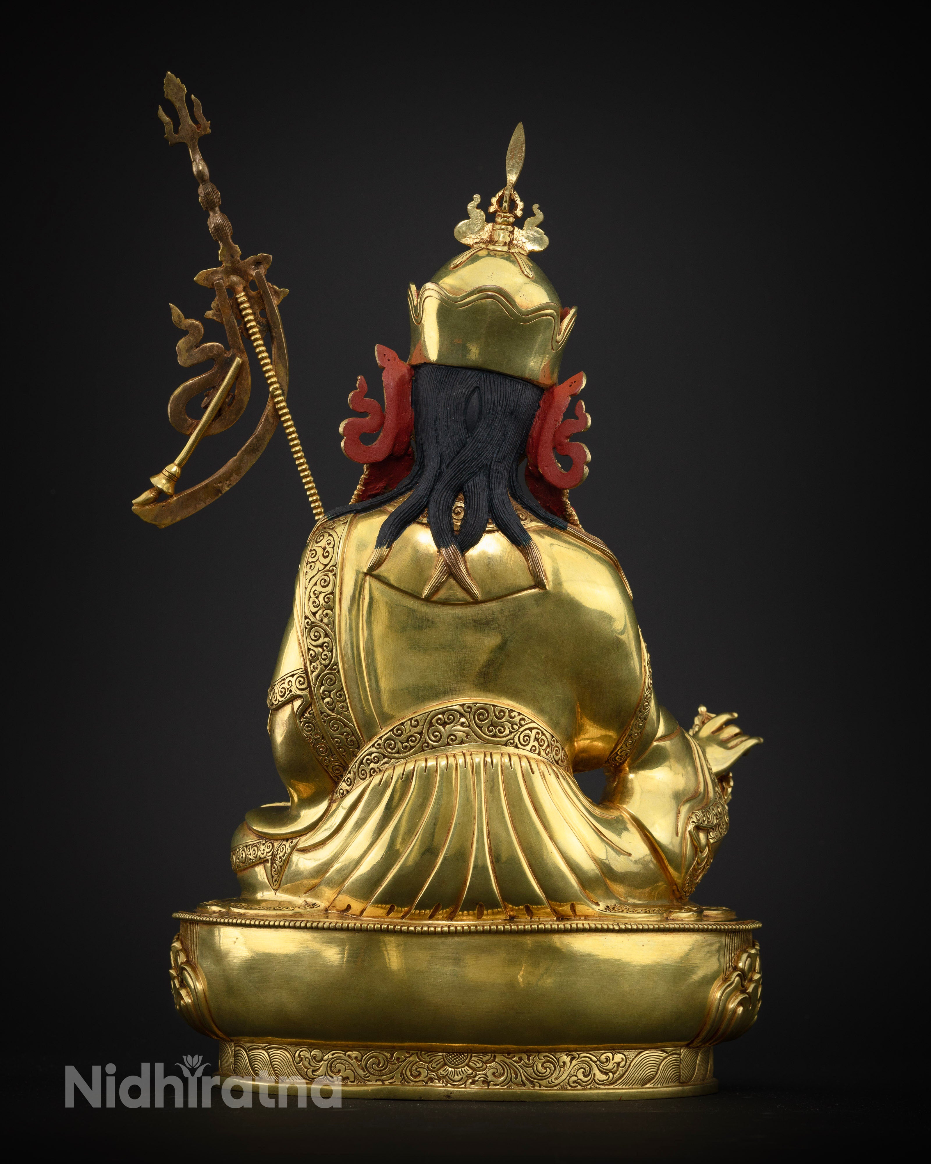 Masterpiece 15.5 Inch Guru Rinpoche Statue | A Spiritual Treasure