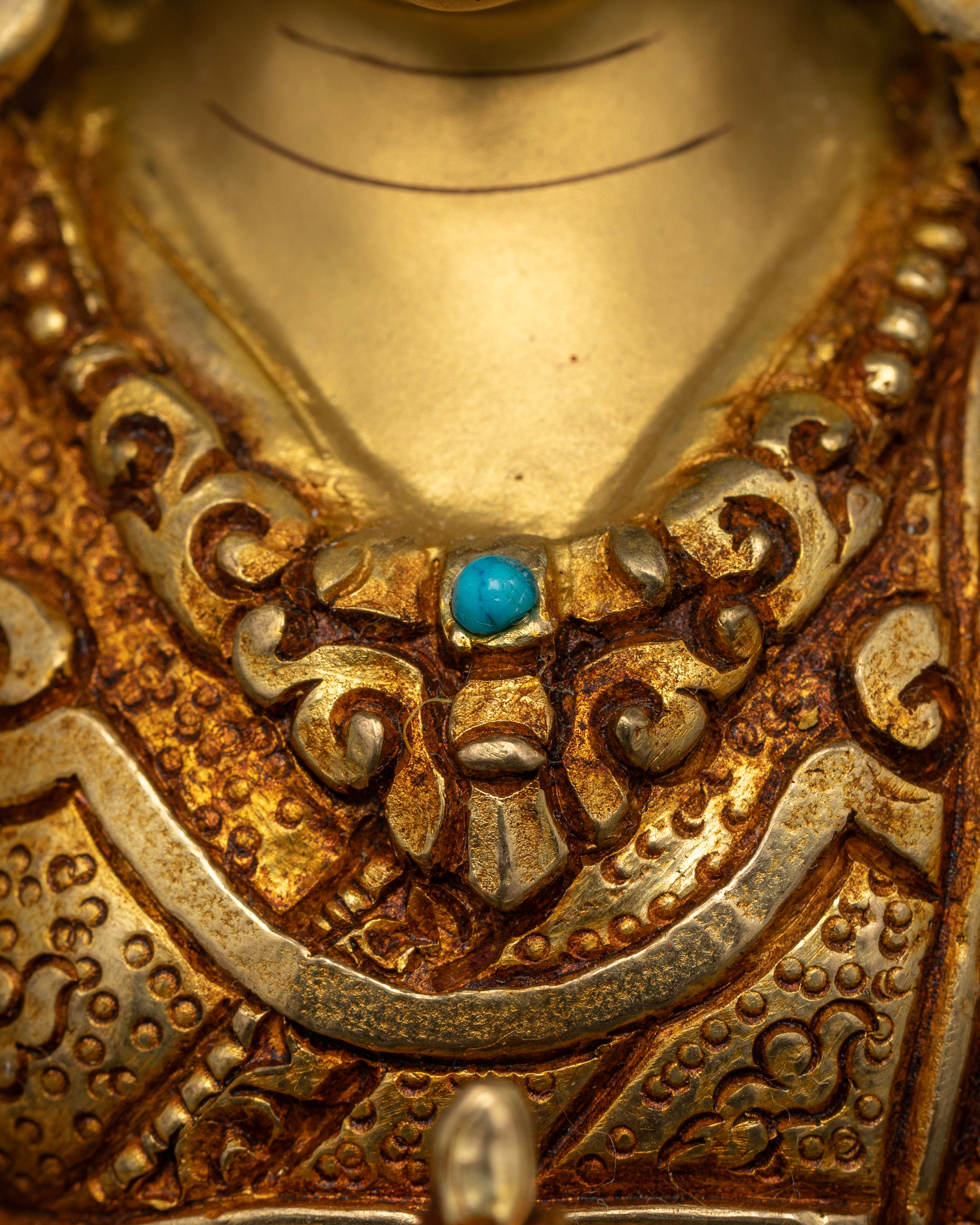 Tibetan Handmade Guru Rinpoche Statue