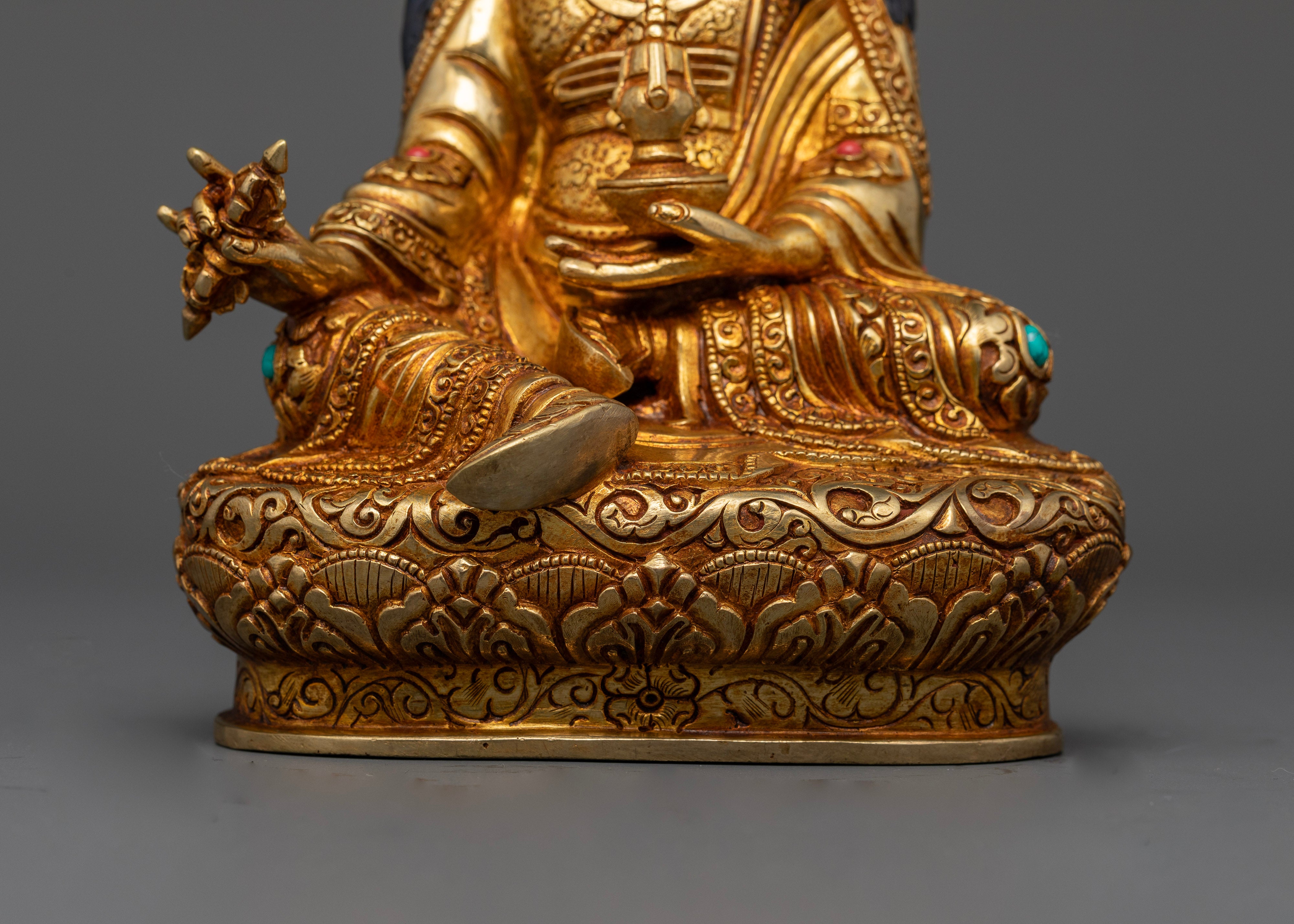 Tibetan Handmade Guru Rinpoche Statue