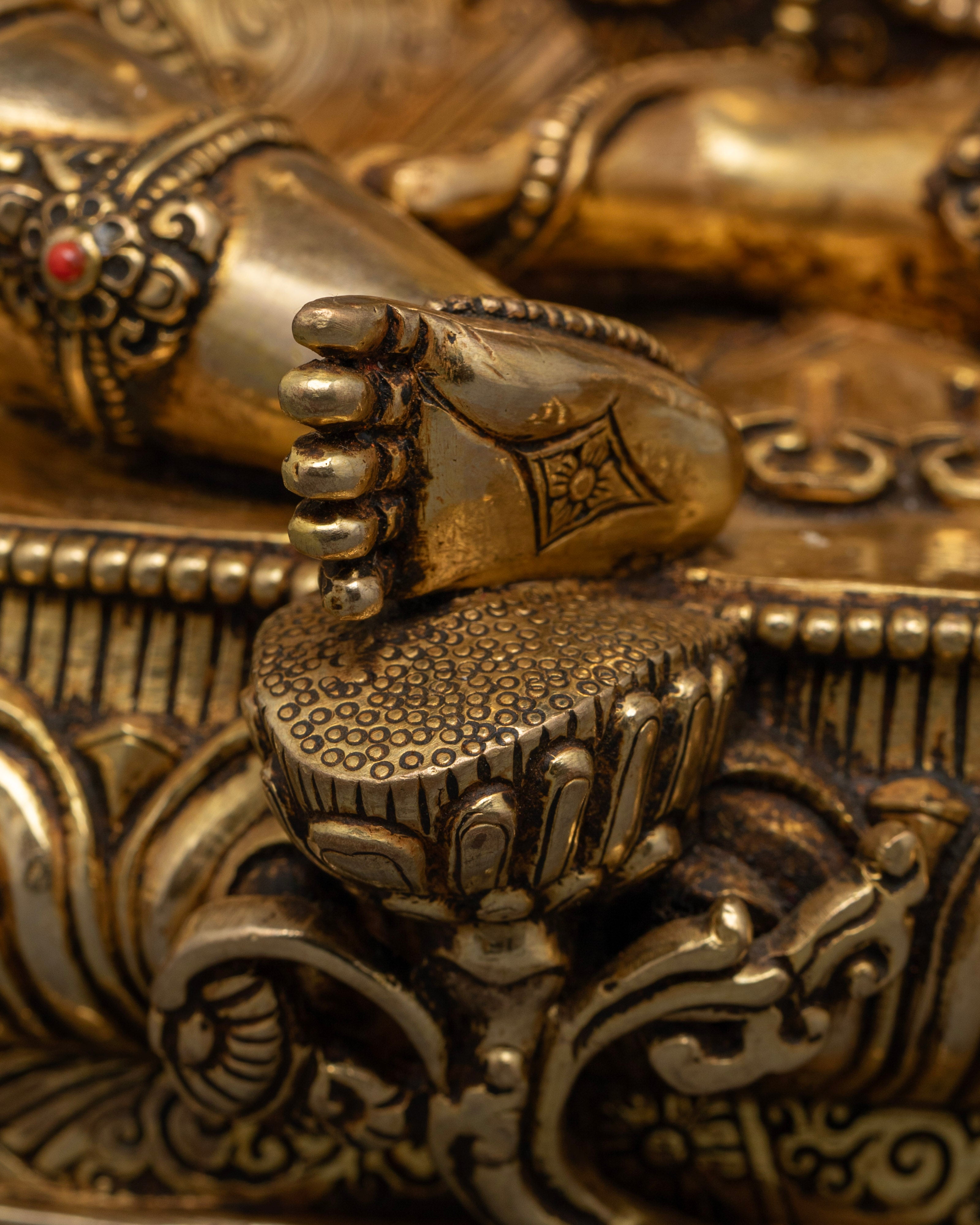 Green Tara Sculpture | Symbol of Compassion and Protection