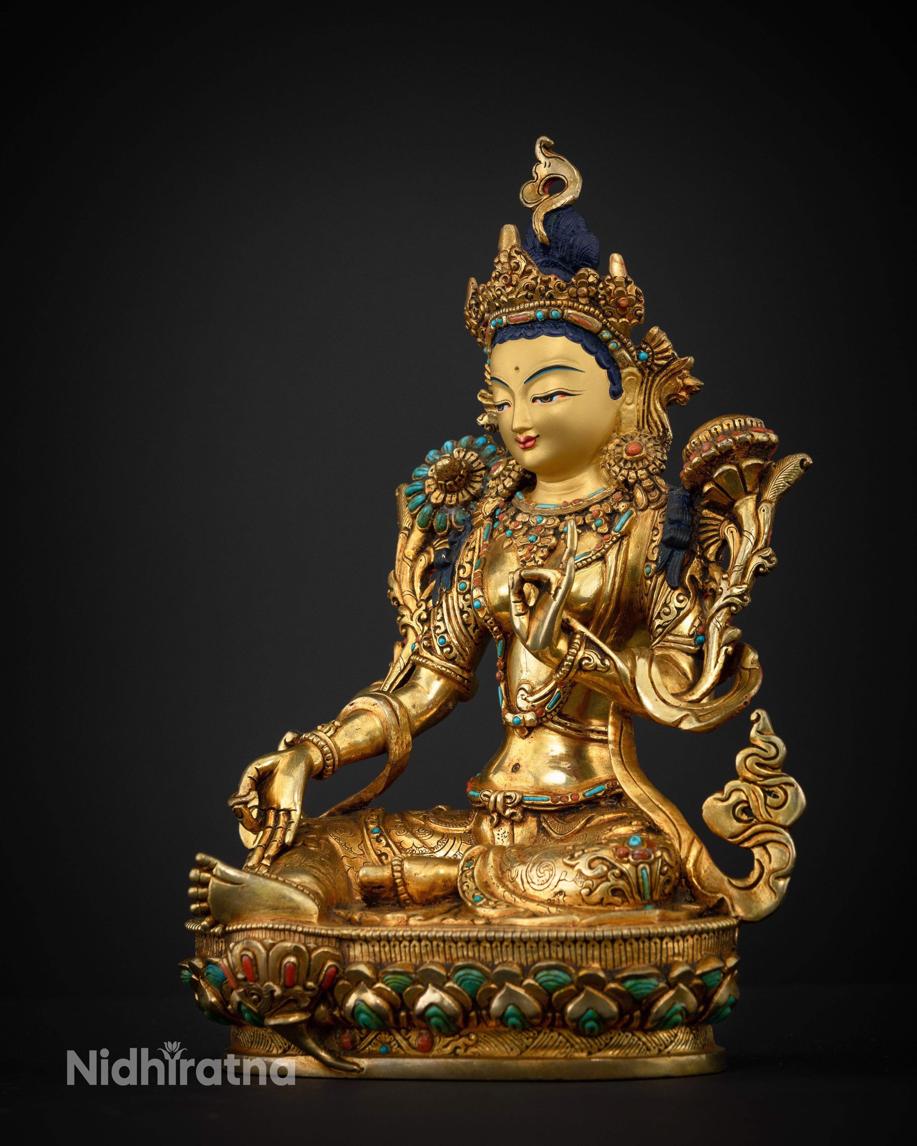 Shyama Tara Statue: Himalayan Sacred Art