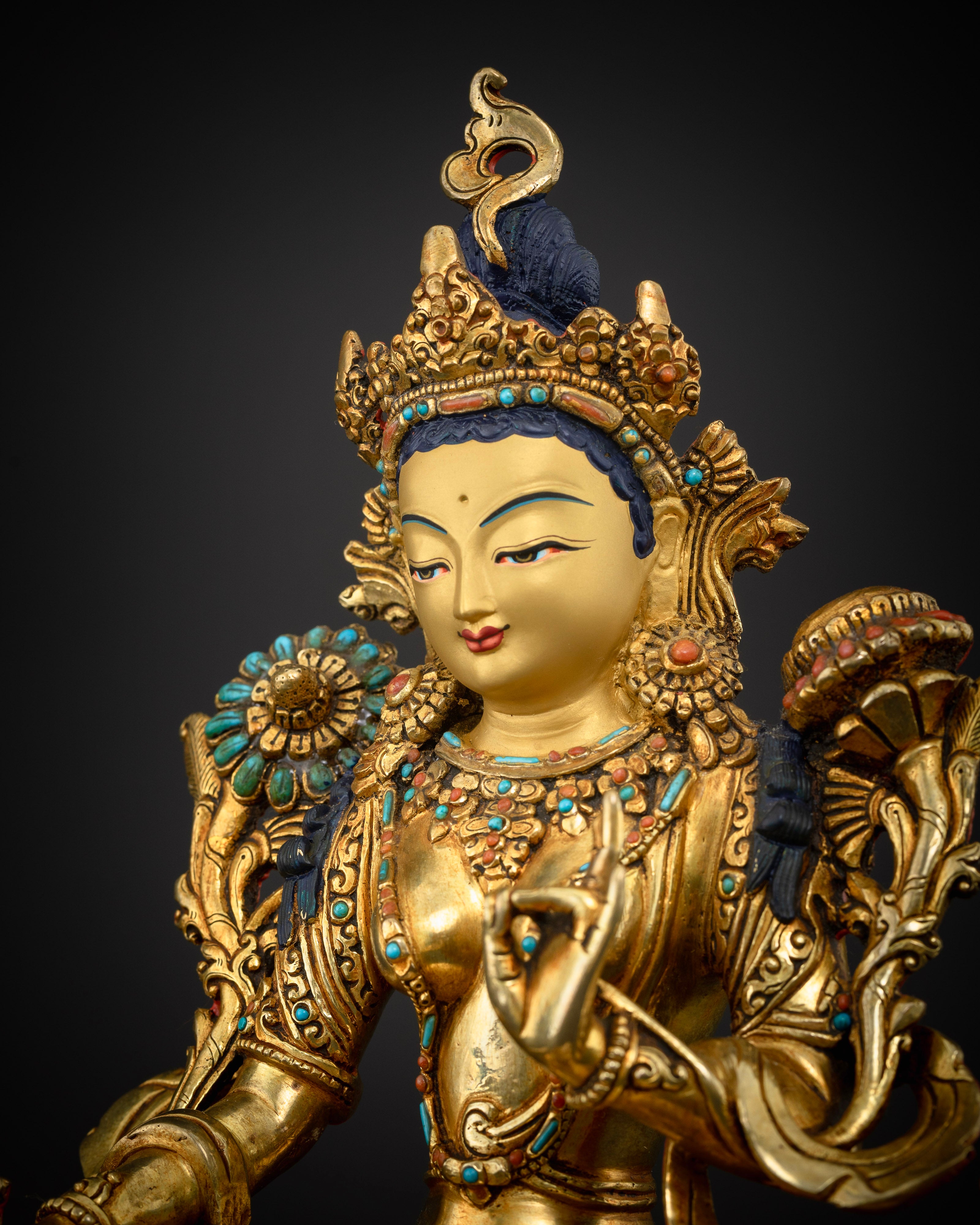 Shyama Tara Statue: Himalayan Sacred Art