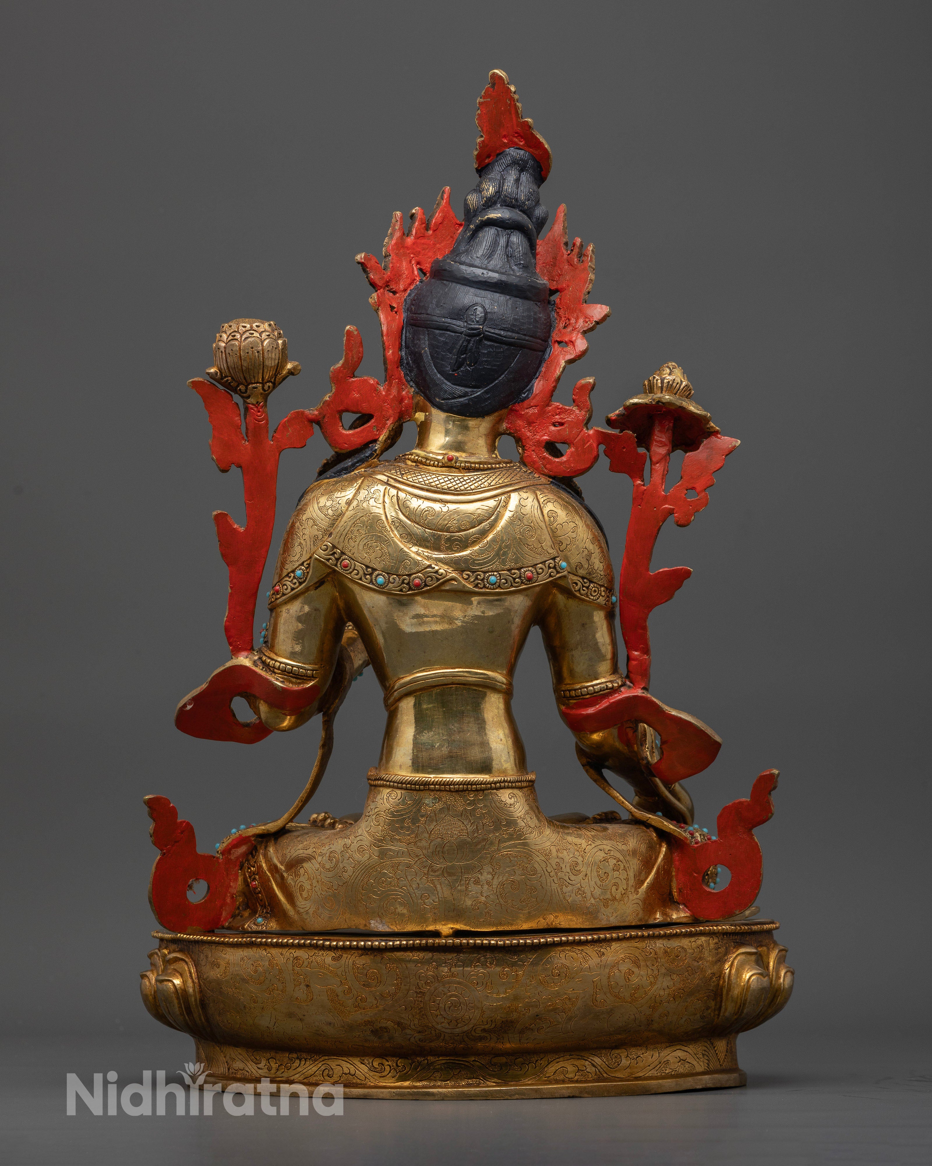 18.7 Inch Serene White Tara Statue