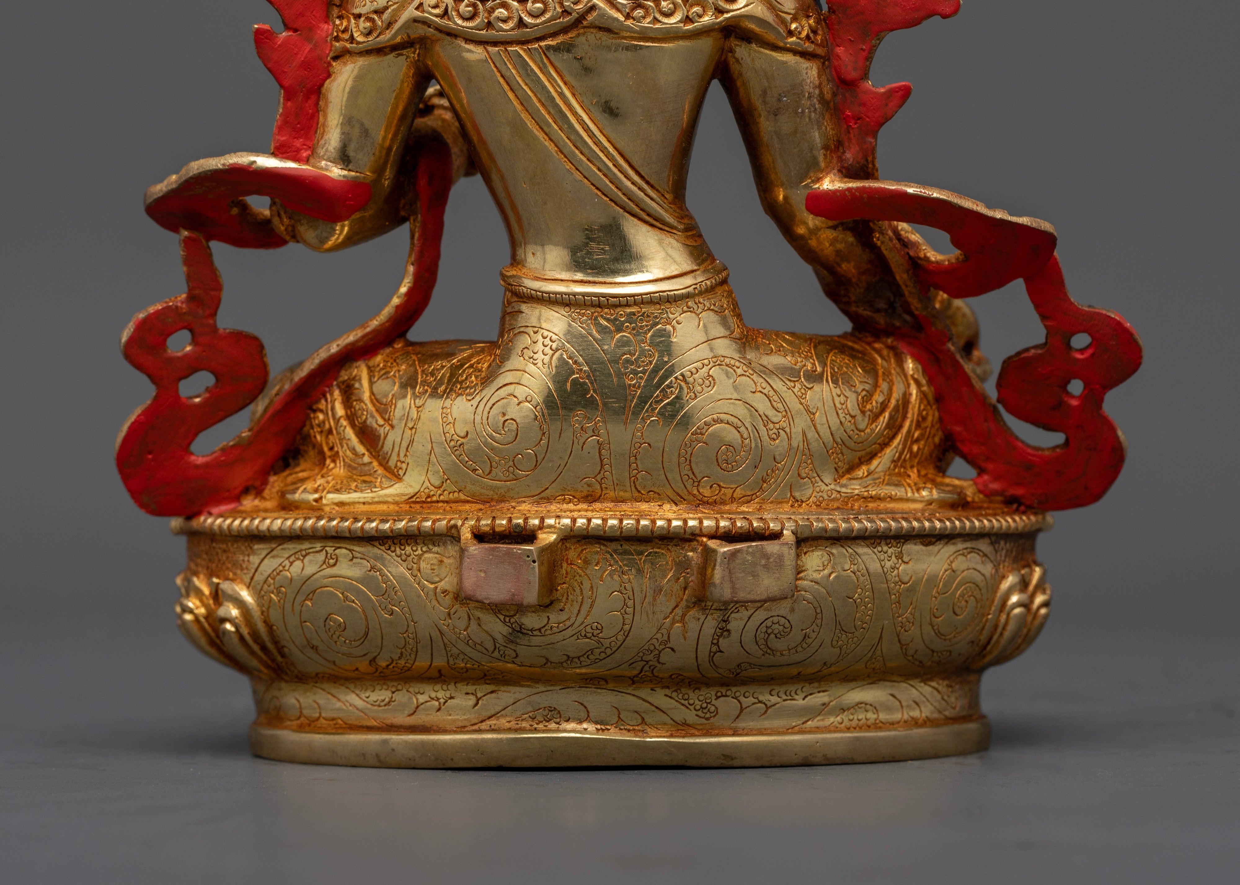 Find Serenity and Protection with a Green Tara Statue - Symbol of Compassion and Liberation