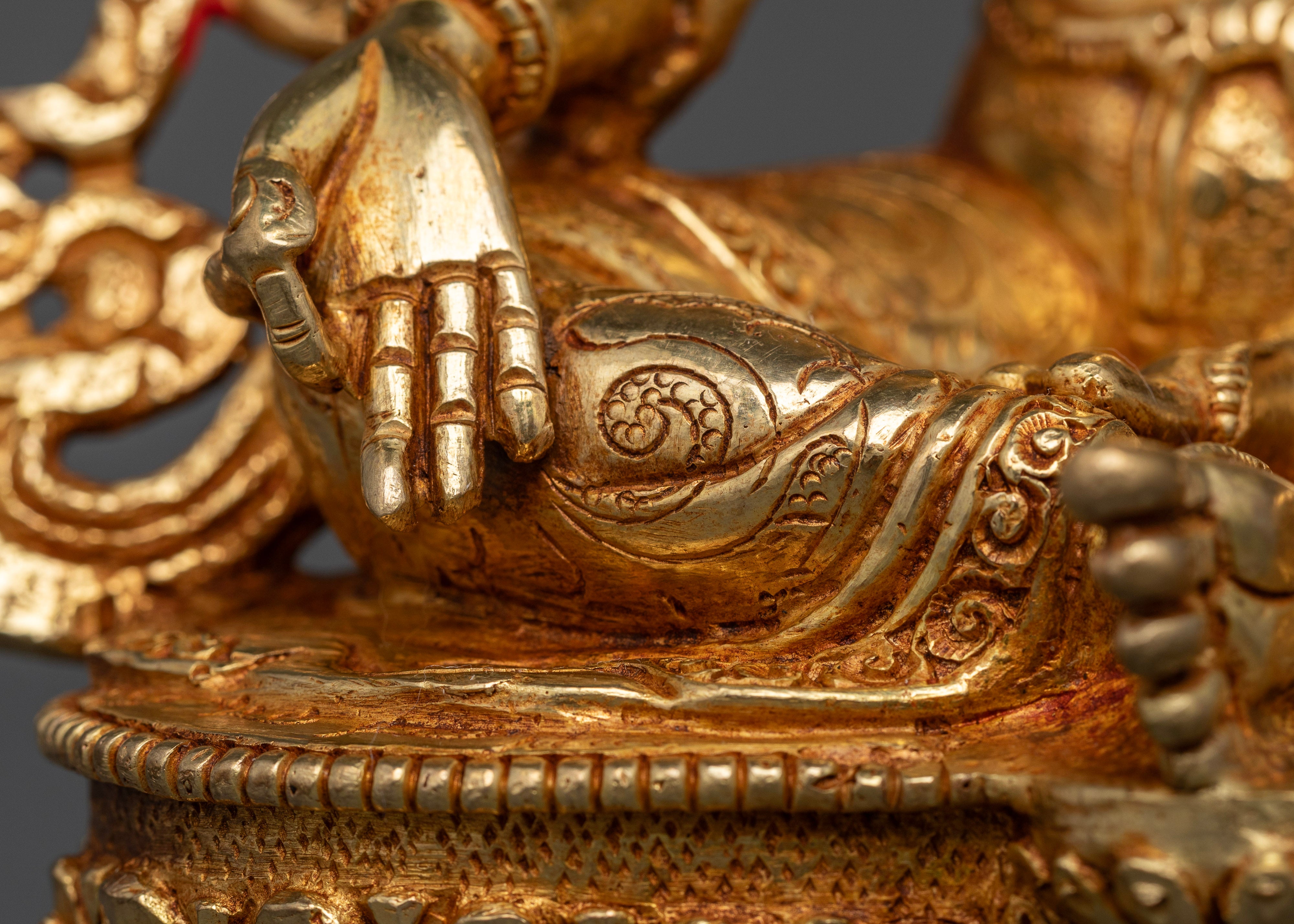 Find Serenity and Protection with a Green Tara Statue - Symbol of Compassion and Liberation