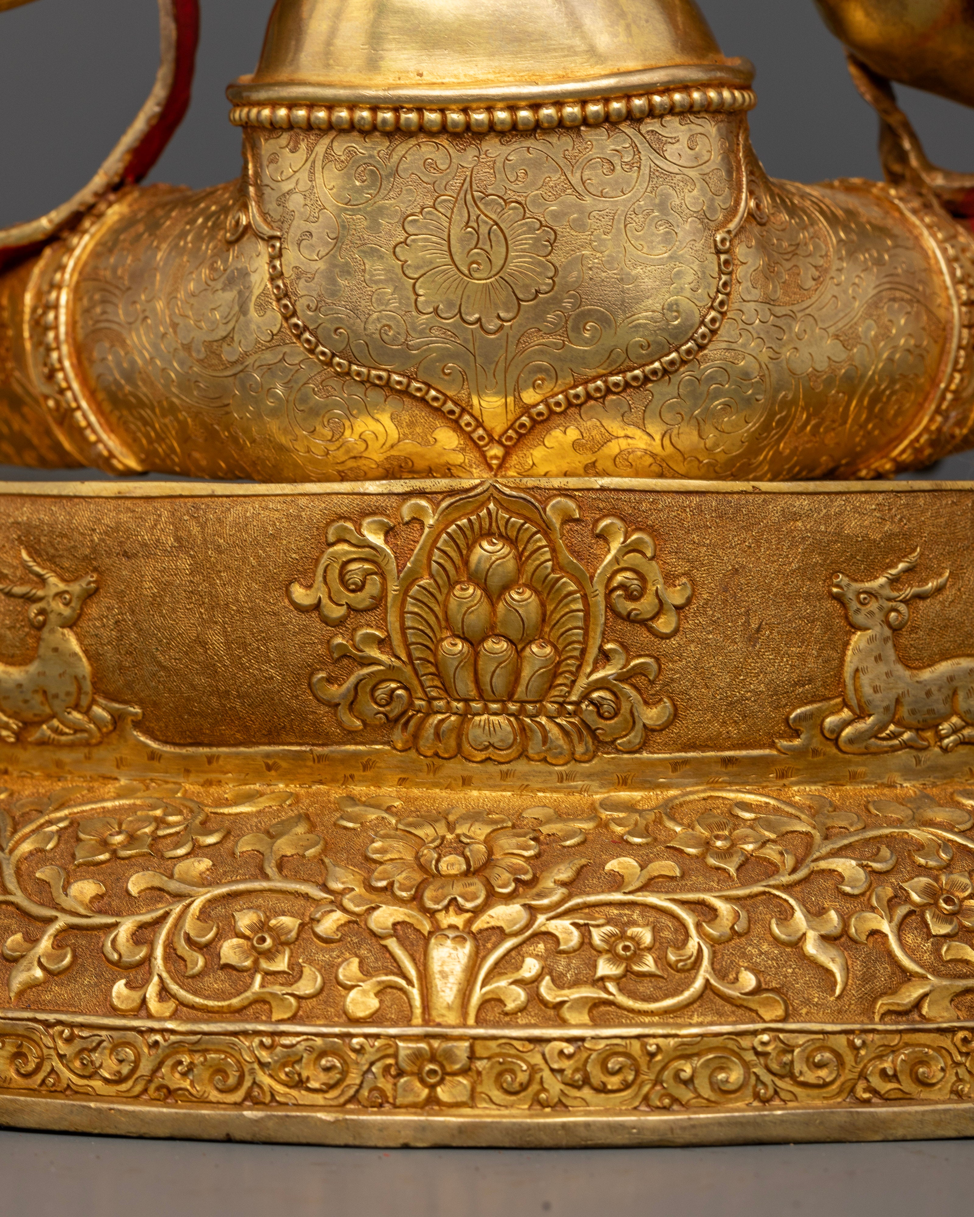 Green Tara: The Goddess of Liberation in Gold Gilded Splendor