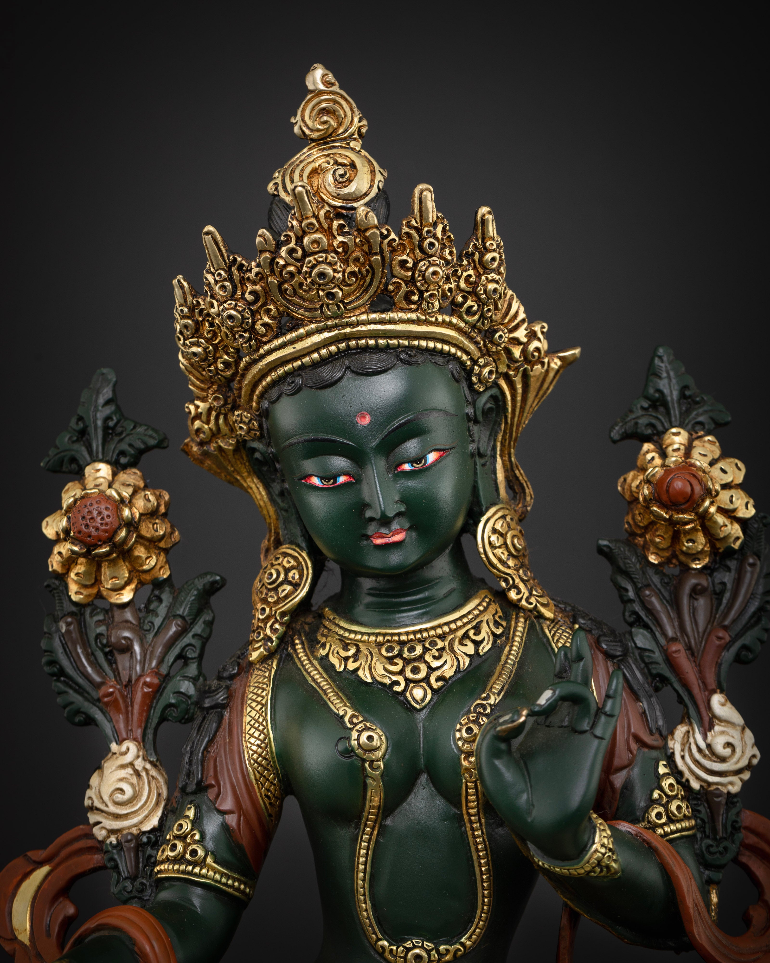 Green Tara Necklace Statue: A Spiritual Masterpiece for Your Altar