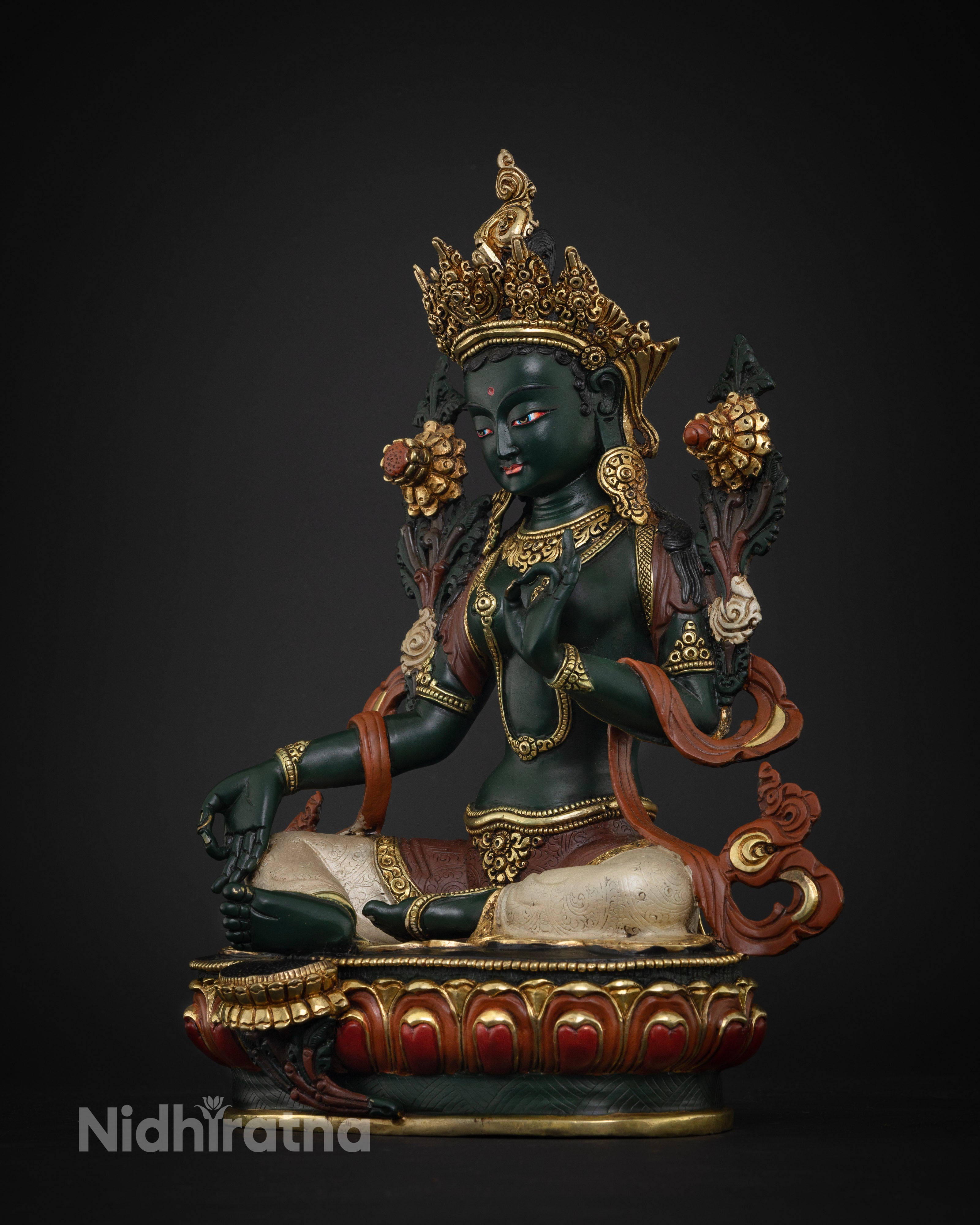 Green Tara Necklace Statue: A Spiritual Masterpiece for Your Altar