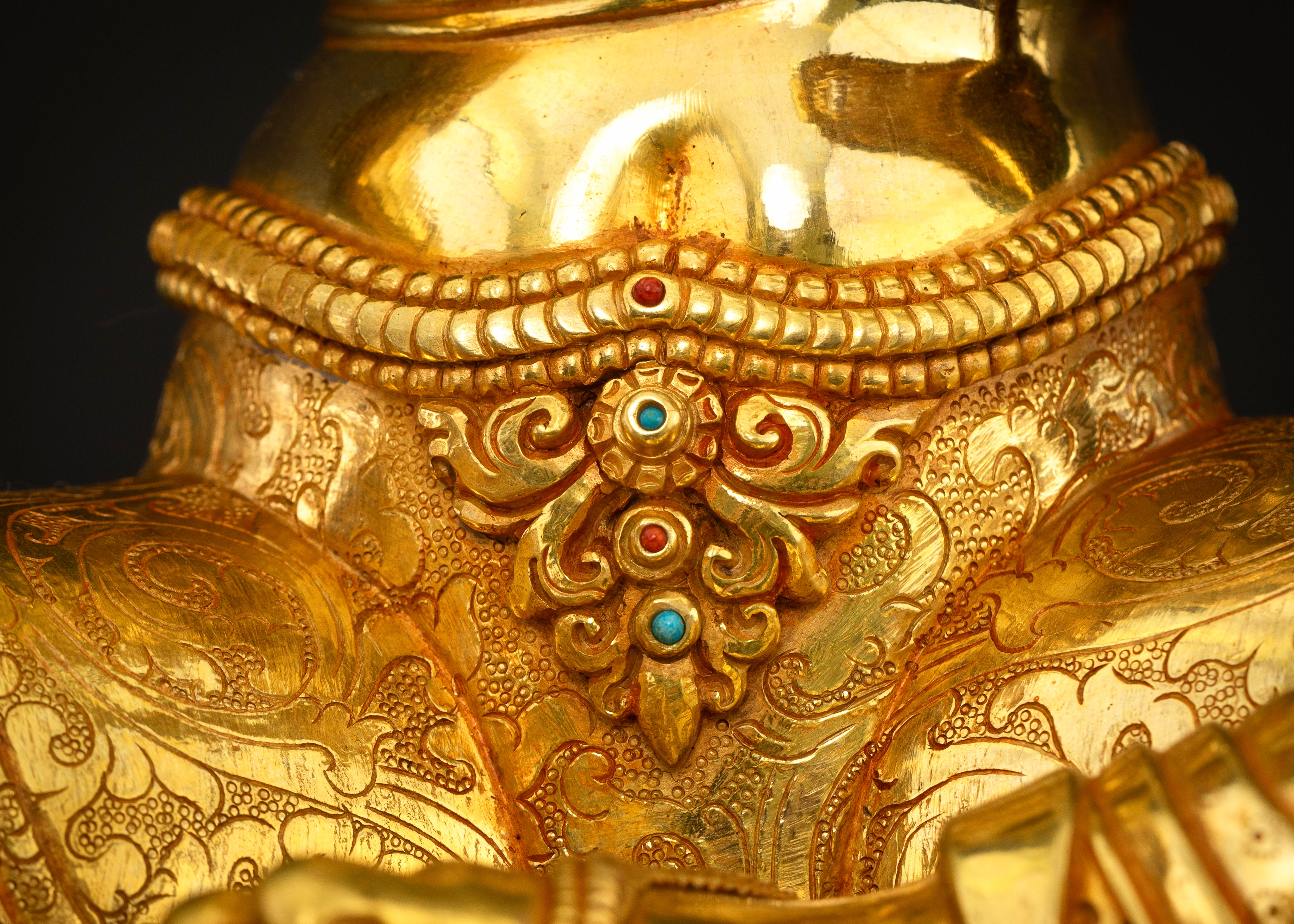 Green Tara Statue for Fulfilling Prayers and Safeguarding Devotees