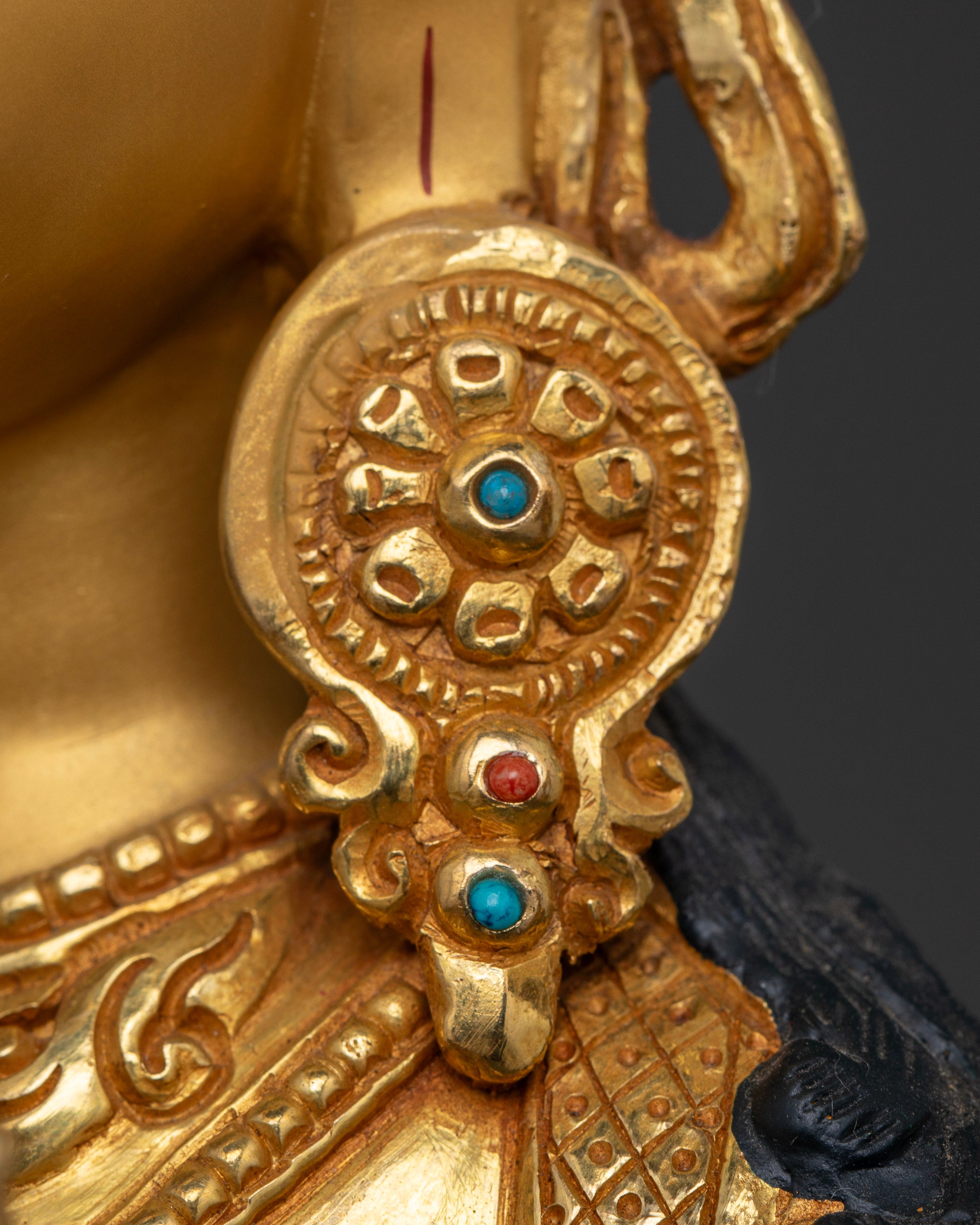 24k gold coated Goddess White Tara