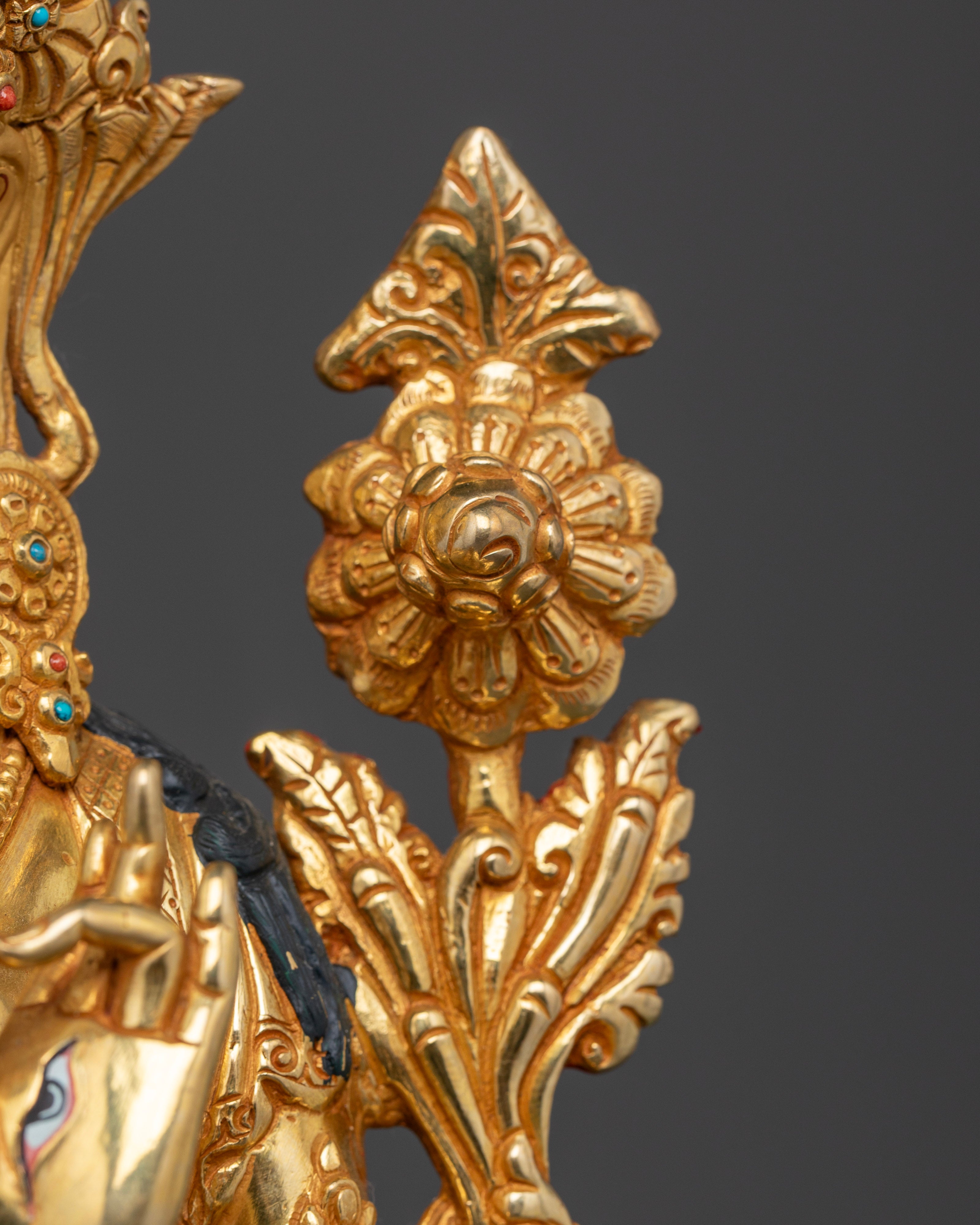 24k gold coated Goddess White Tara