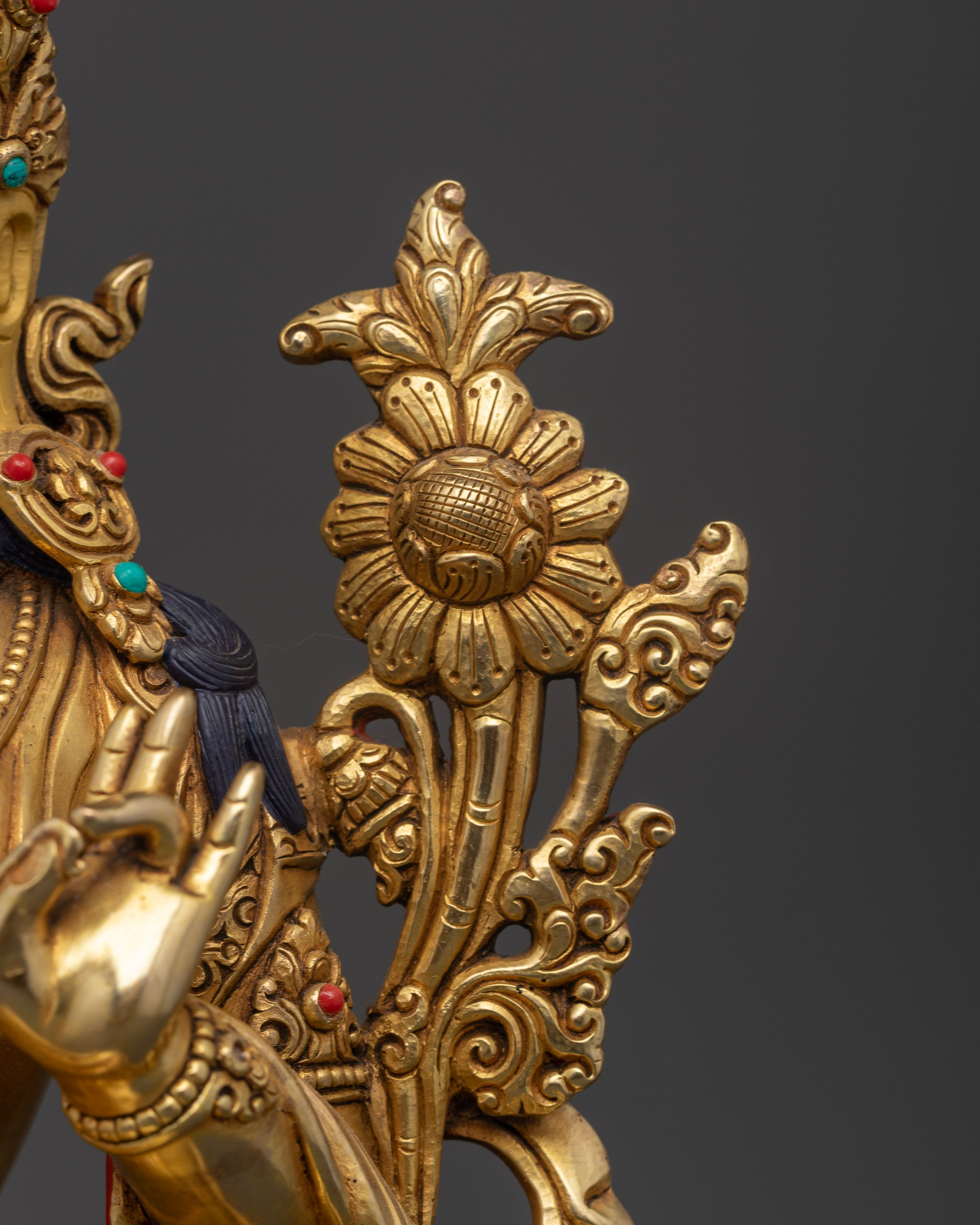 Green Tara: Radiating Healing Energy and Protection