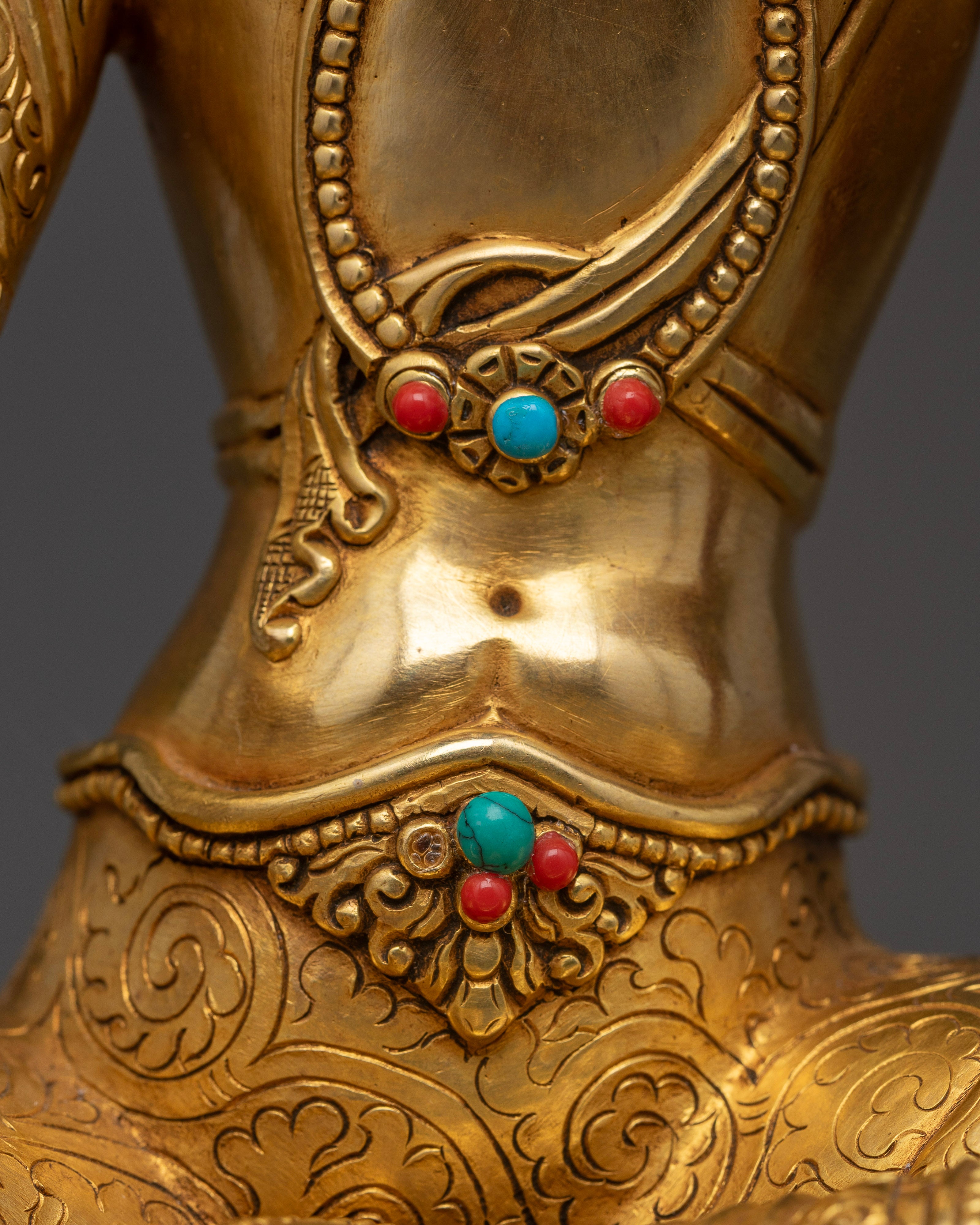 Green Tara: Radiating Healing Energy and Protection