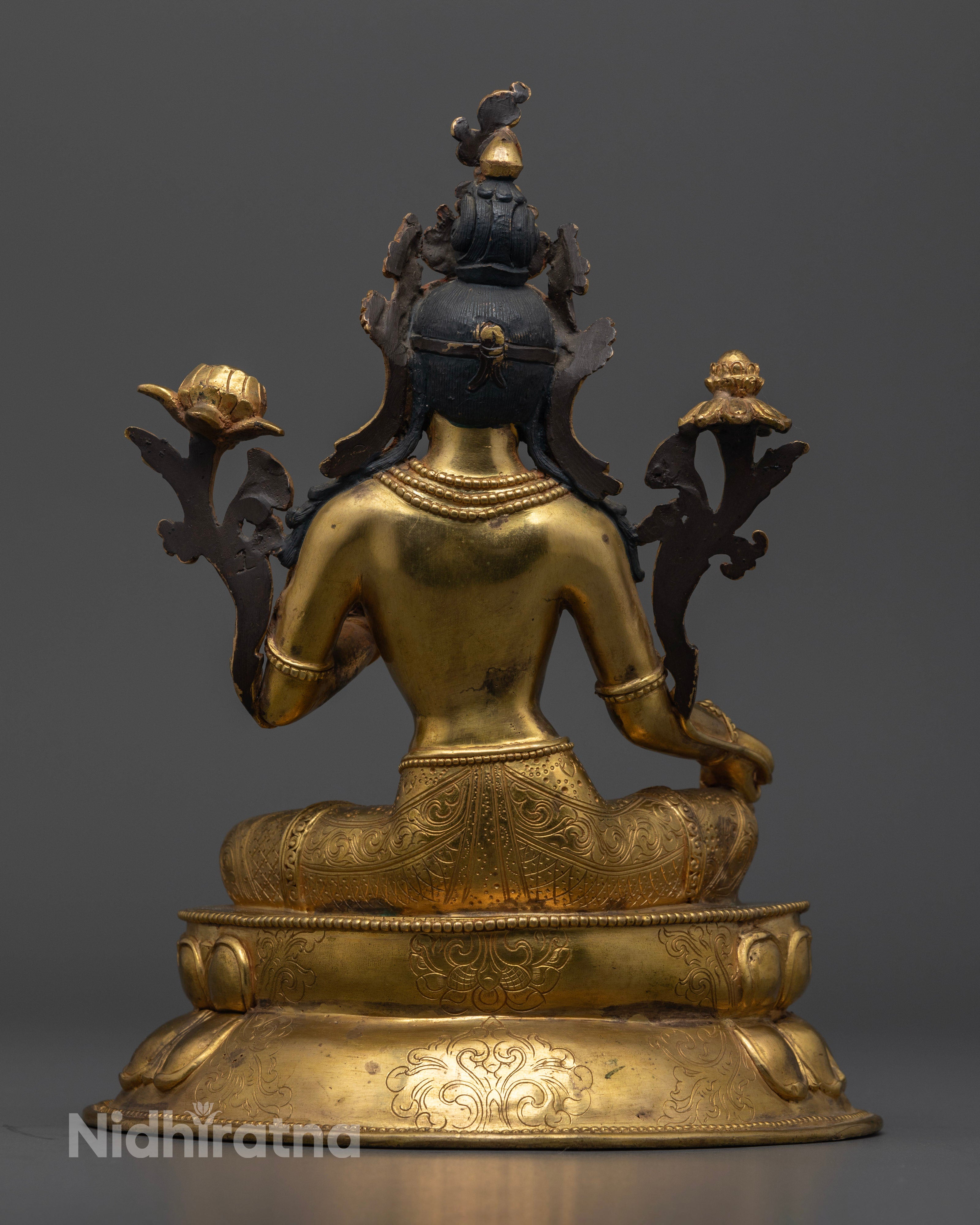 Green Tara Deity Statue: Perfect for Meditation