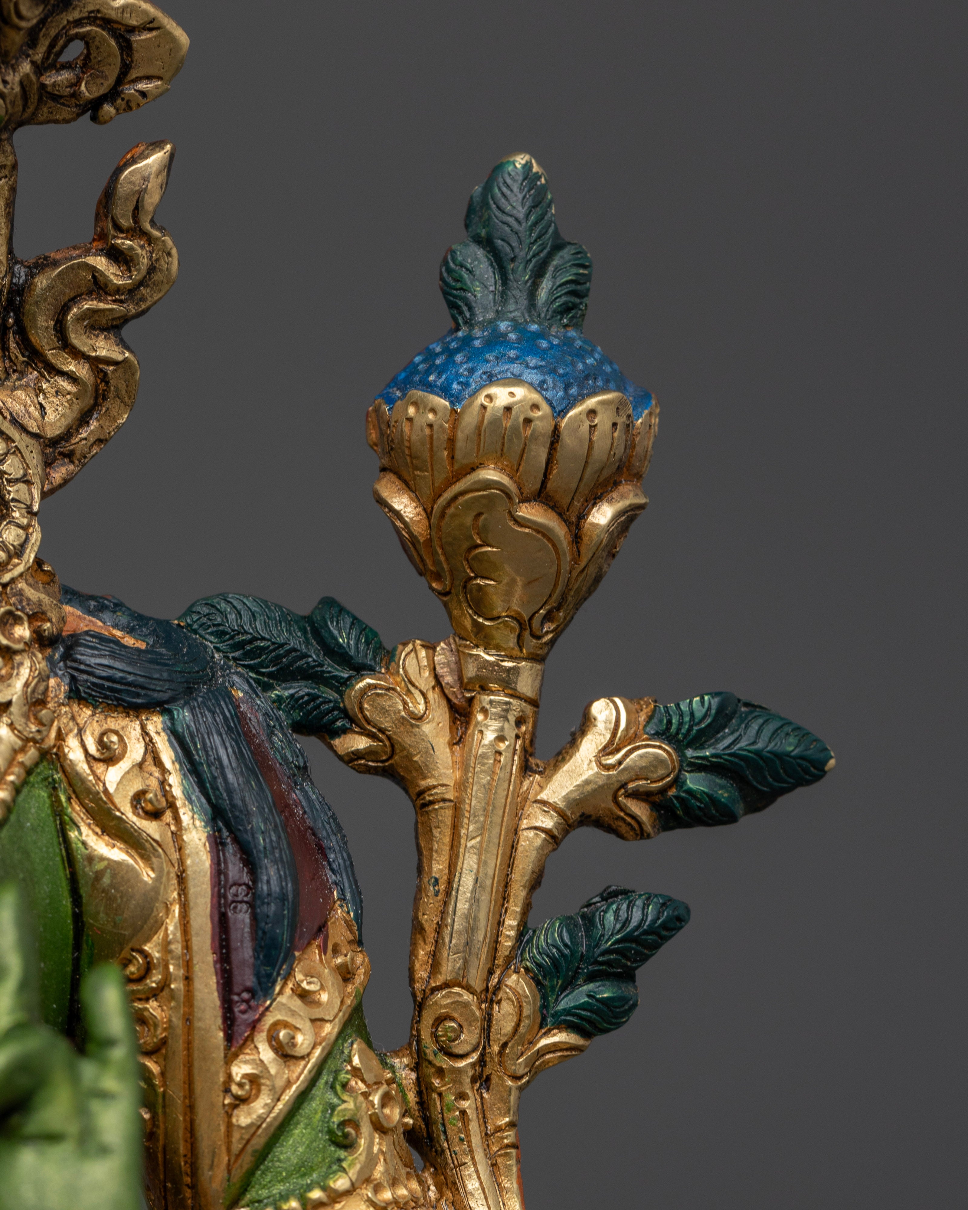 Green Tara Buddha Statue: Compassionate Energy