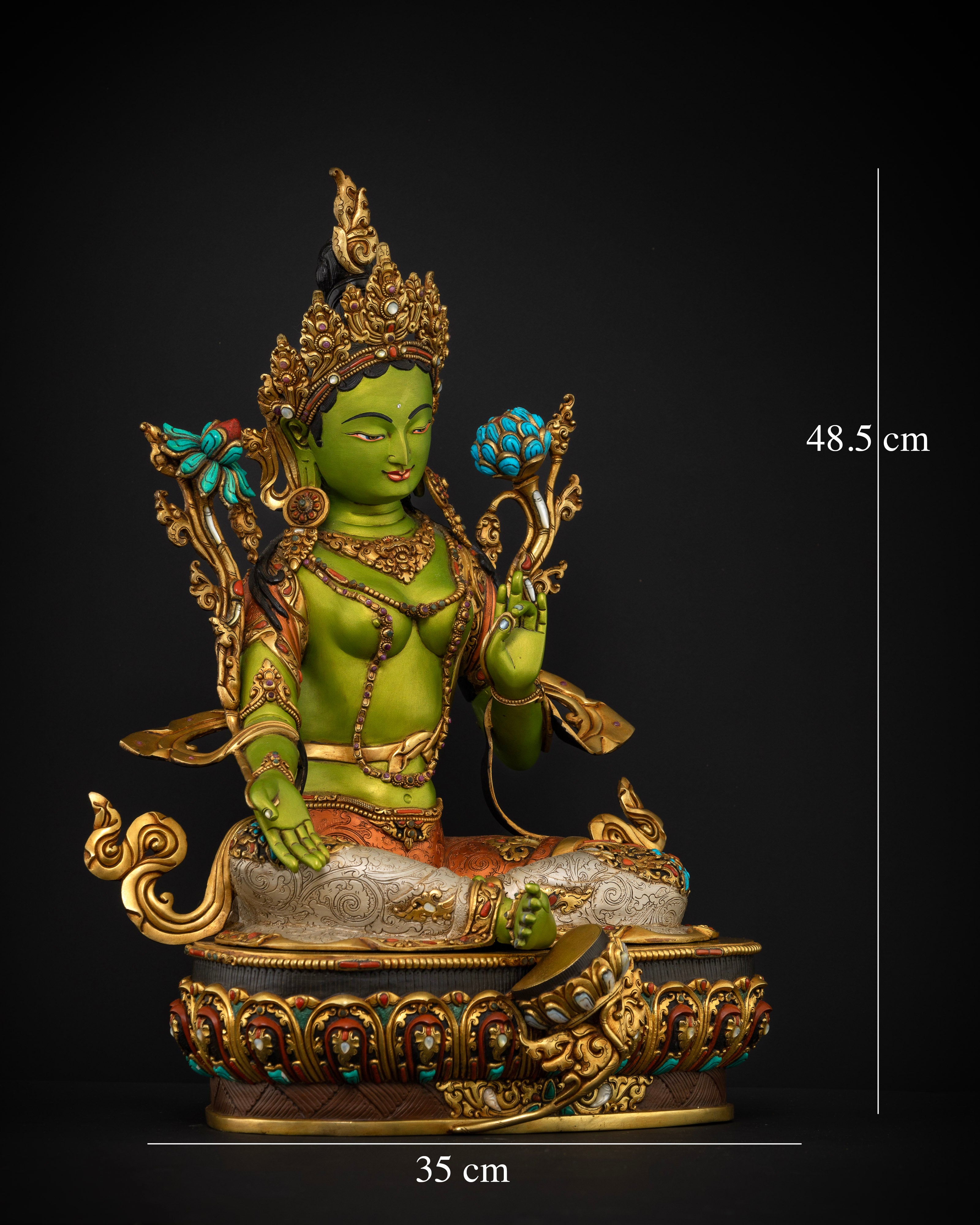 The Compassionate Mother Tara Protector in Color