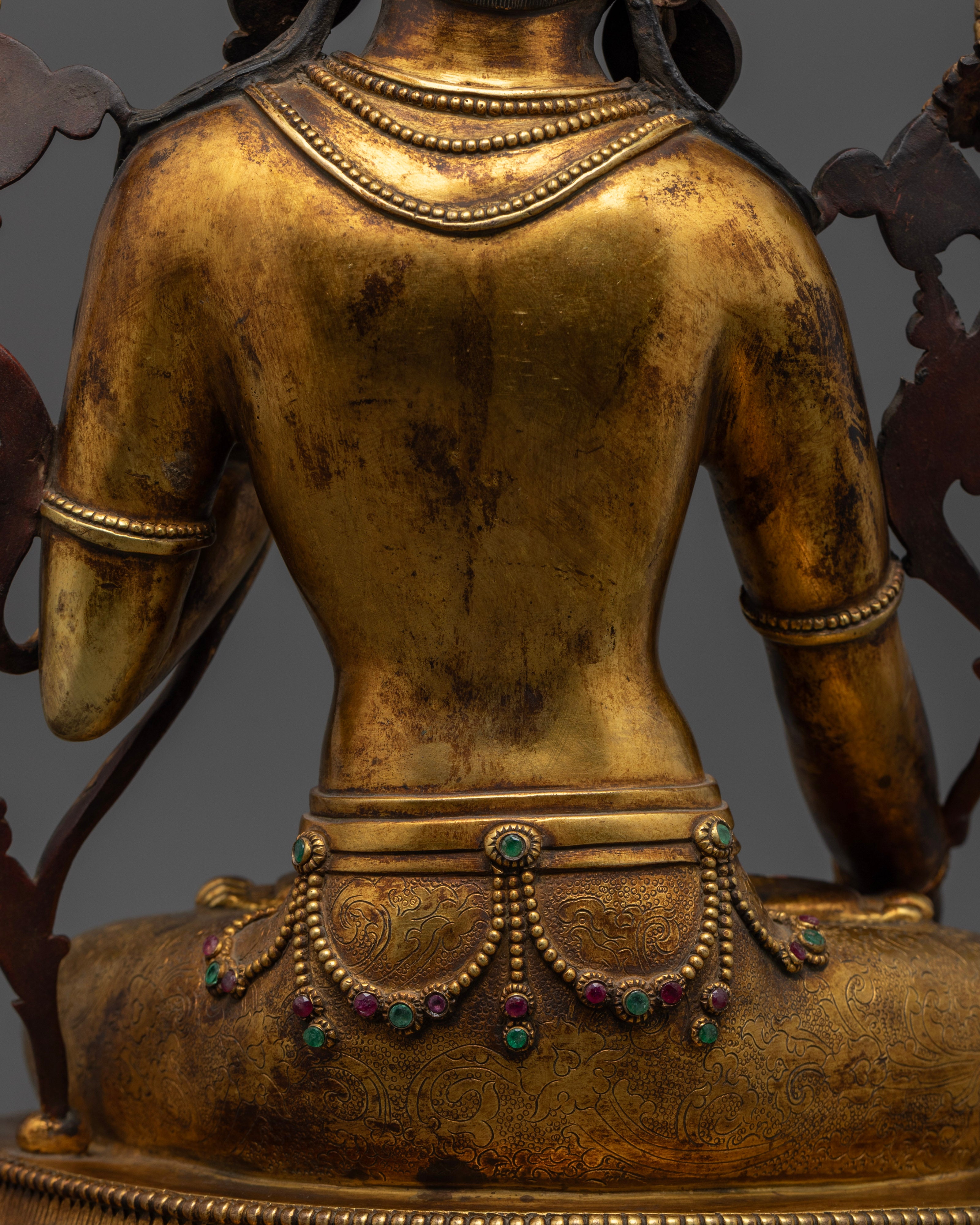 Antique White Tara Statue | Protecting and Healing Energy