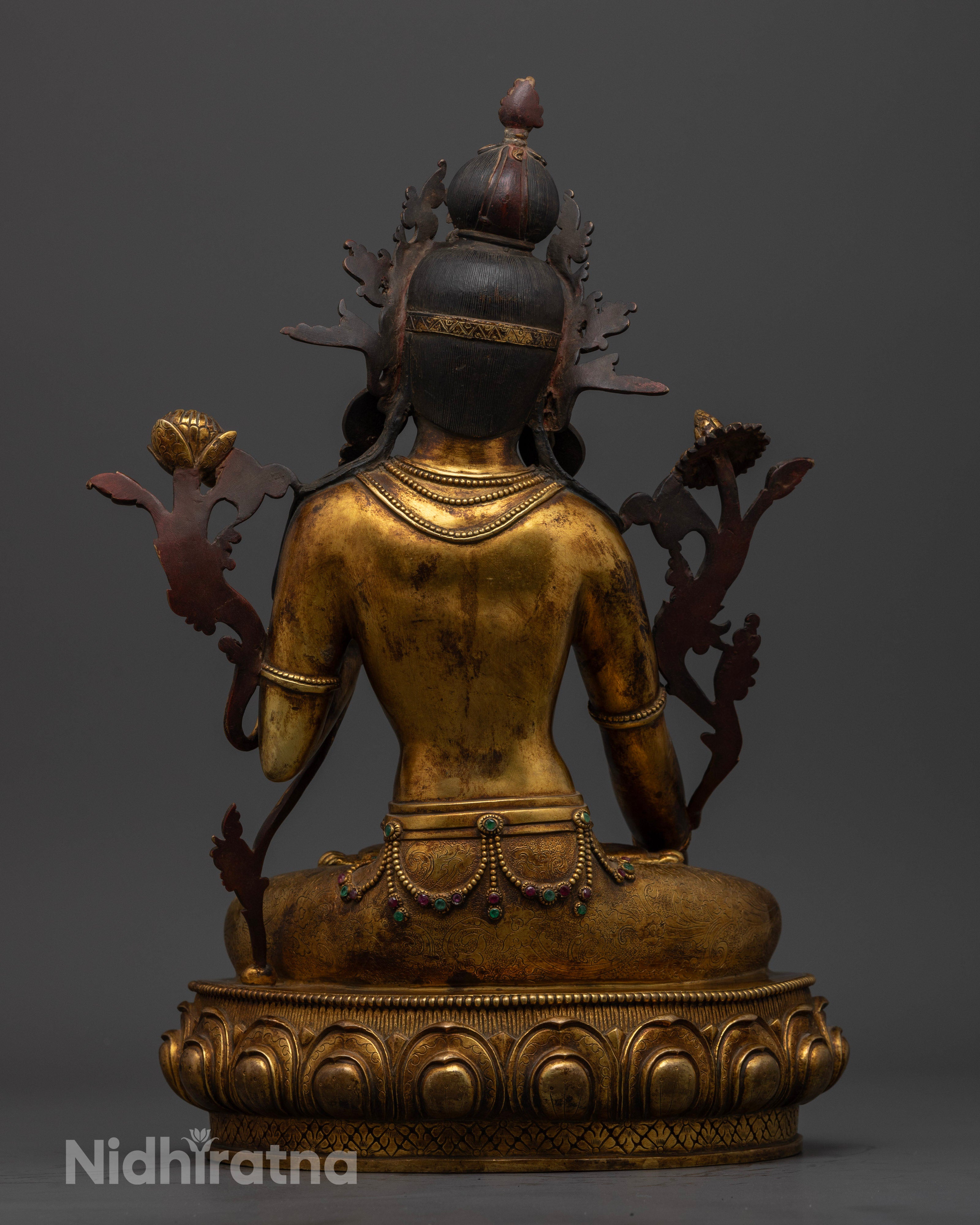 Antique White Tara Statue | Protecting and Healing Energy