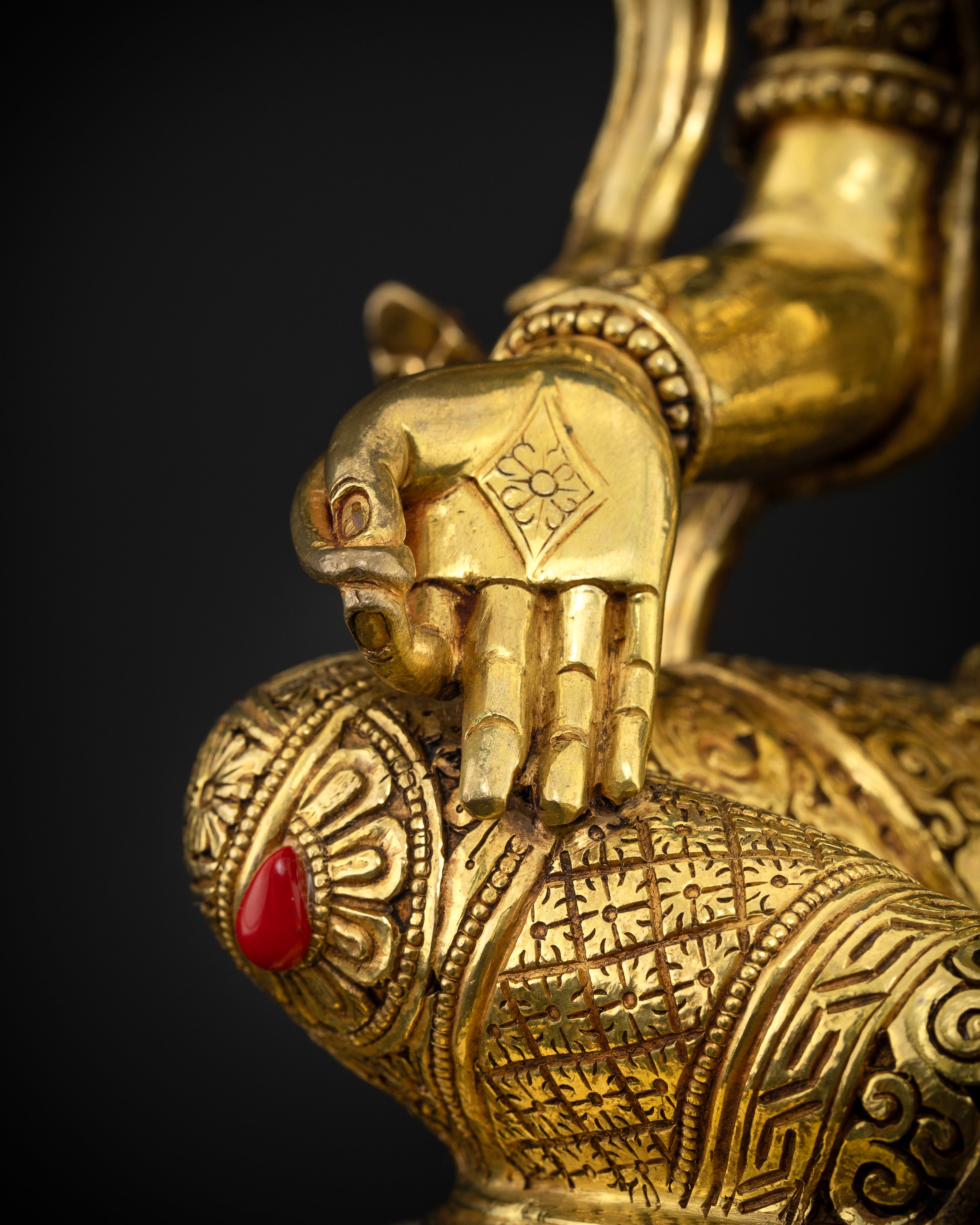 The Timeless Beauty of Green Tara in Gold