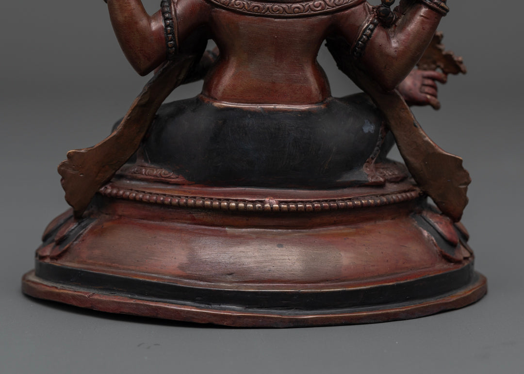 Ganesha Sculpture | Oxidized Statue from Nepal