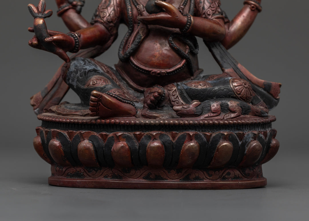 4 Armed Ganesha Statue