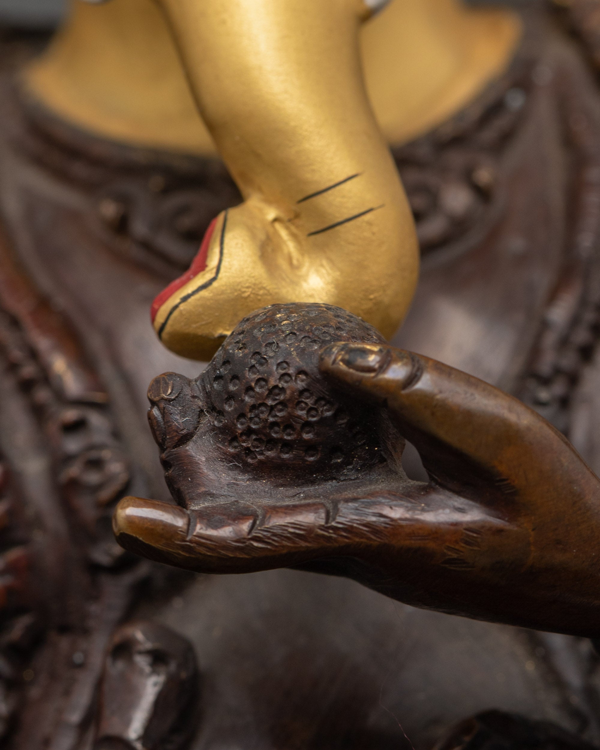 Oxidized Lord Ganesha Statue | Handcrafted Hindu Decor for Home Decor