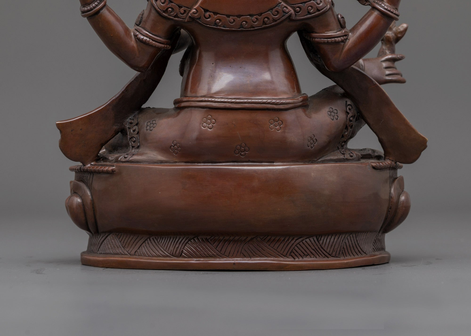 Oxidized Lord Ganesha Statue | Handcrafted Hindu Elephant God Idol