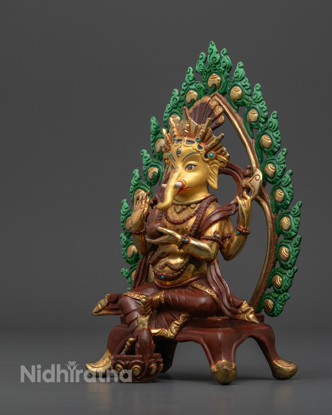 Handmade Ganesh Statue | Hindu Deity for Luck