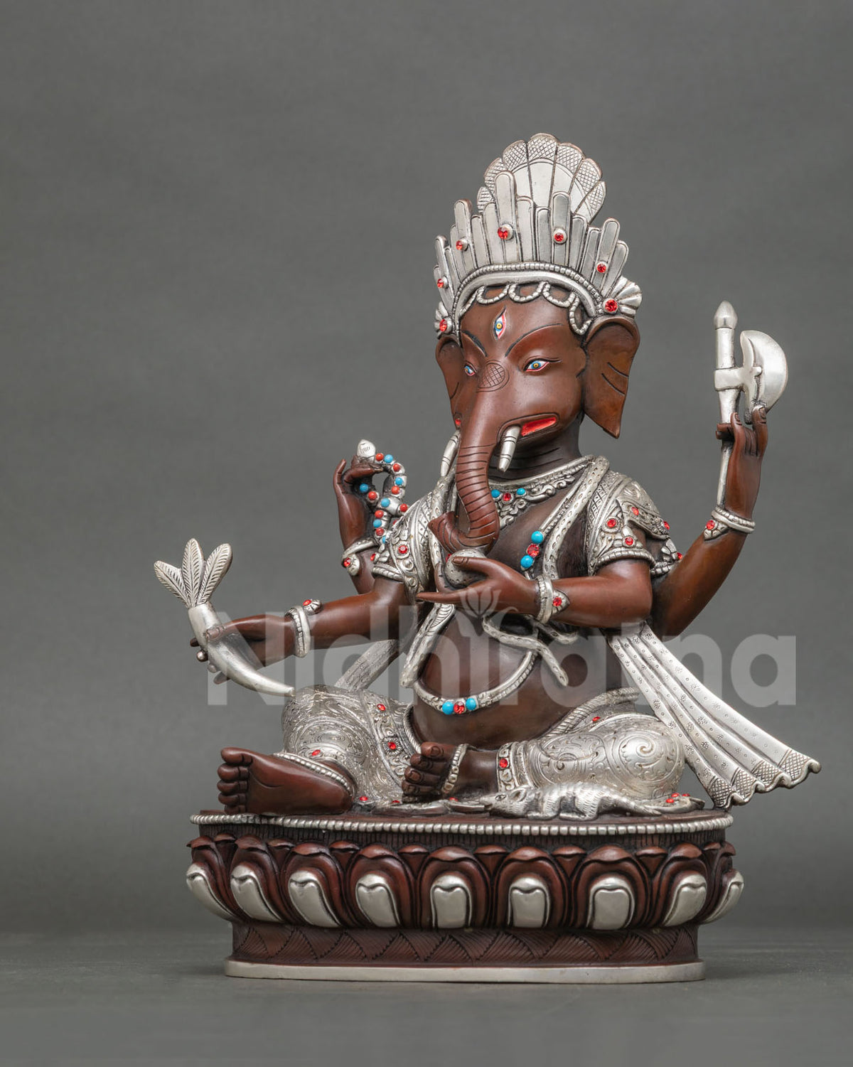 Lord Ganesh Statue | Fine Newari Religious Artwork