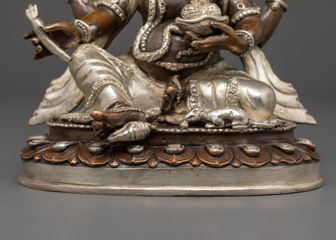 Oxidized Copper Ganesha Statue | Handmade Ganesh Murti