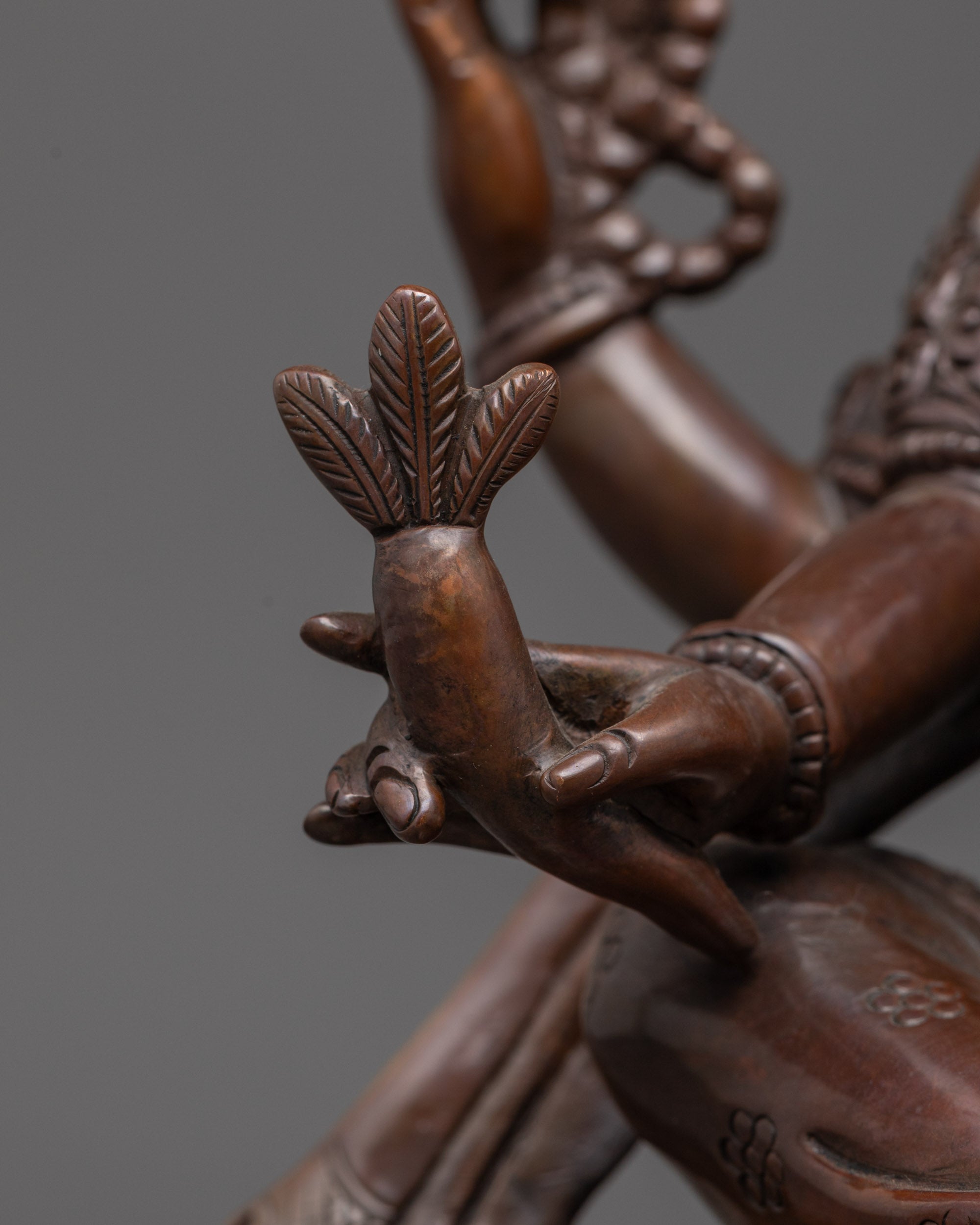 Oxidized Lord Ganesha Statue | Handcrafted Hindu Elephant God Idol