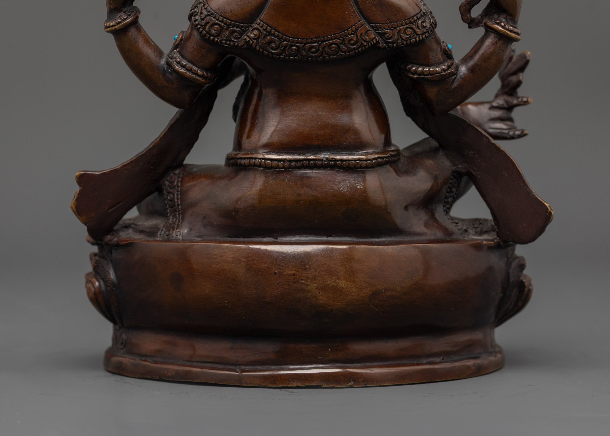 Oxidized Lord Ganesha Statue | Handcrafted Hindu Decor for Home Decor
