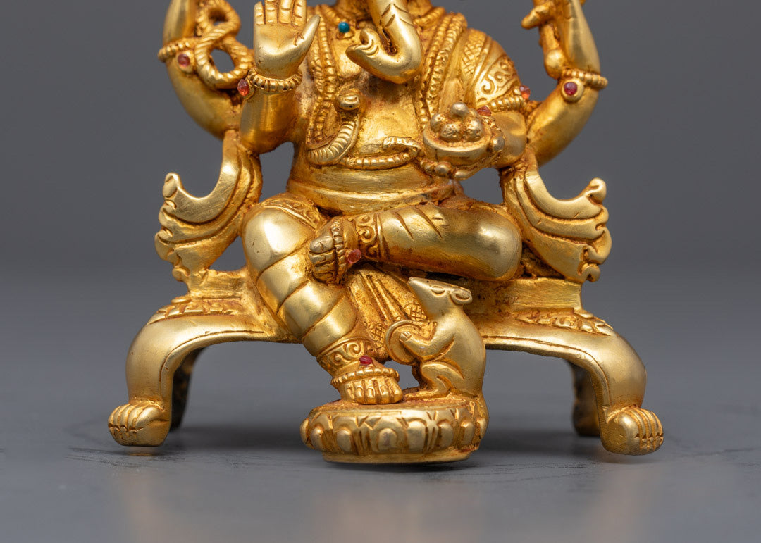 Beautiful Lord Ganesha Statue | Handmade Elephant God Figurine