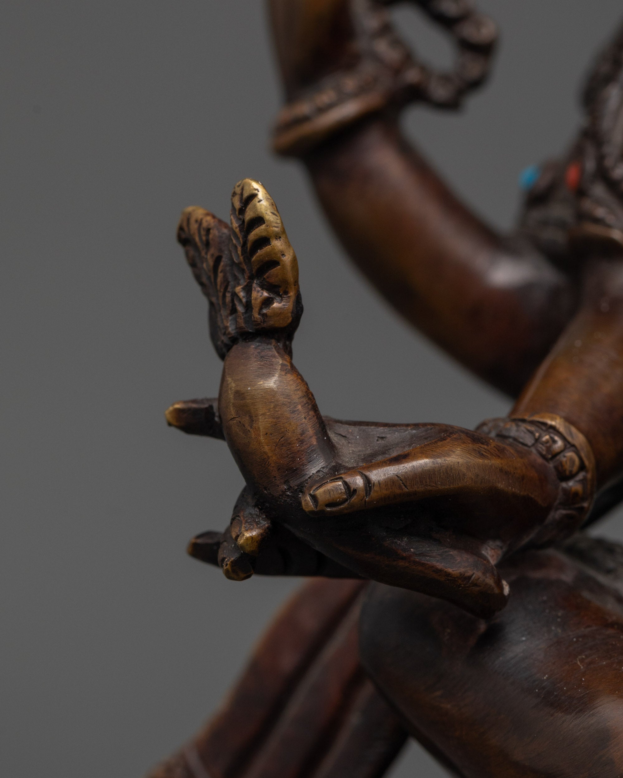 Oxidized Lord Ganesha Statue | Handcrafted Hindu Decor for Home Decor