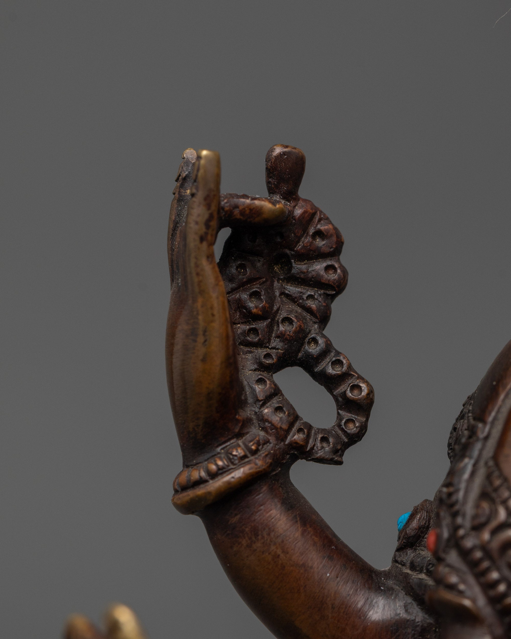 Oxidized Lord Ganesha Statue | Handcrafted Hindu Decor for Home Decor