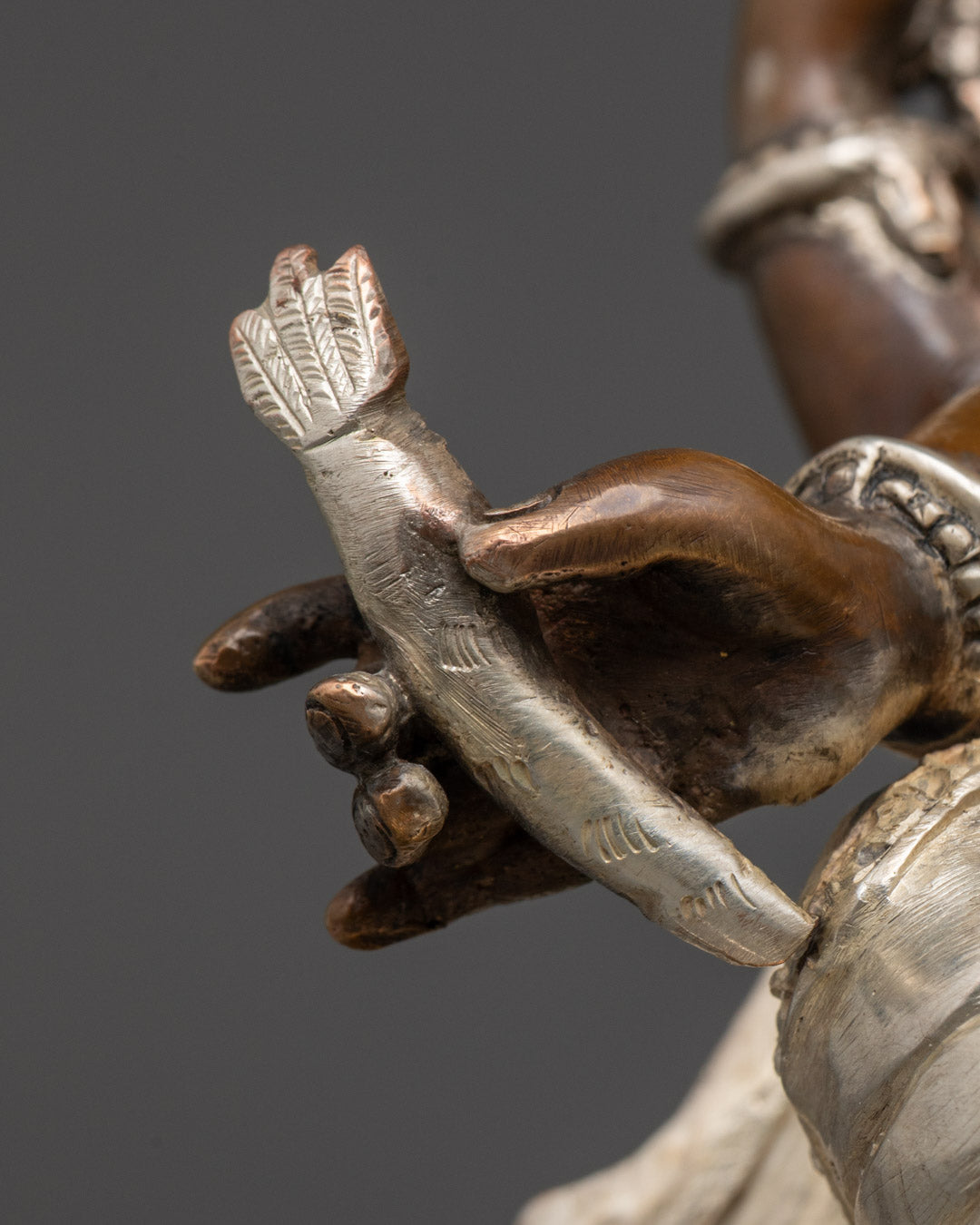 Oxidized Copper Ganesha Statue | Handmade Ganesh Murti