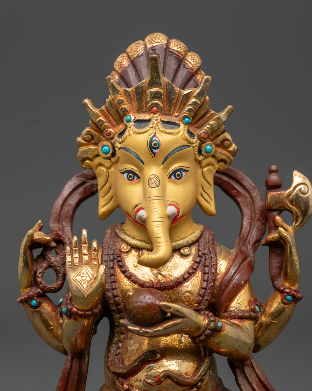 Handmade Ganesh Statue | Hindu Deity for Luck