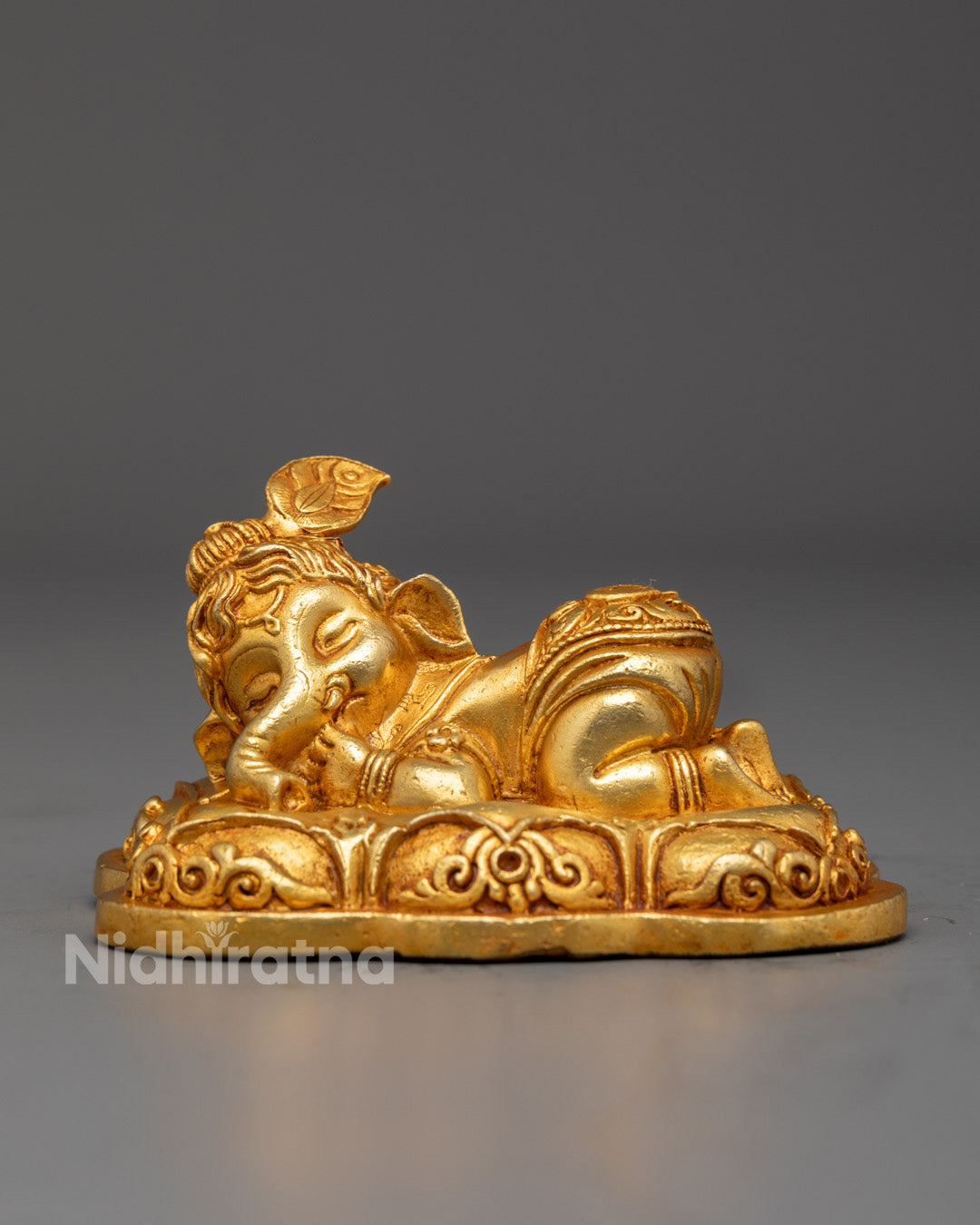 Sleeping Cute Ganesha Statue for Sale