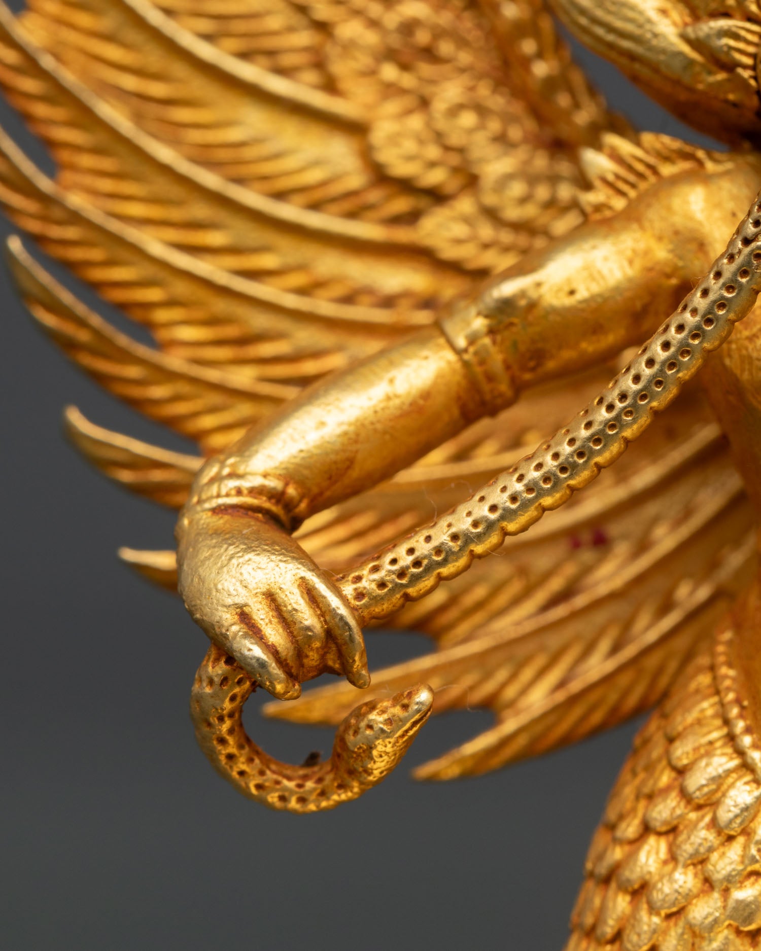 Golden Garuda Statue | Mythical Protector Sculpture