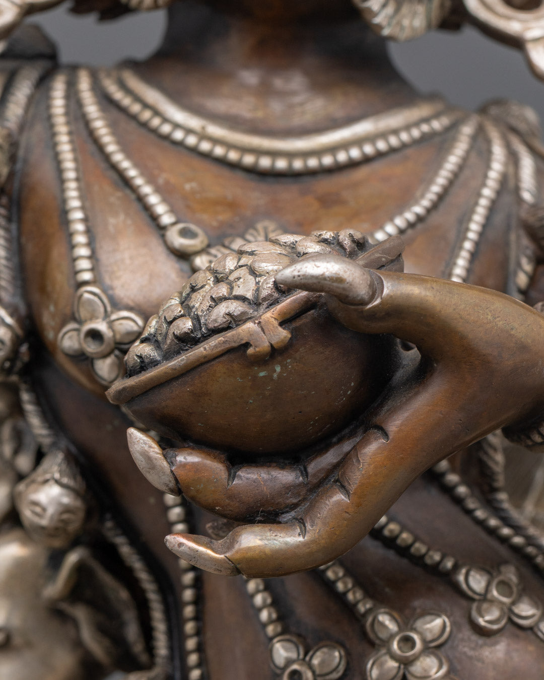 Tibetan Garuda Statue for Sale | Hand-Carved Oxidized Copper