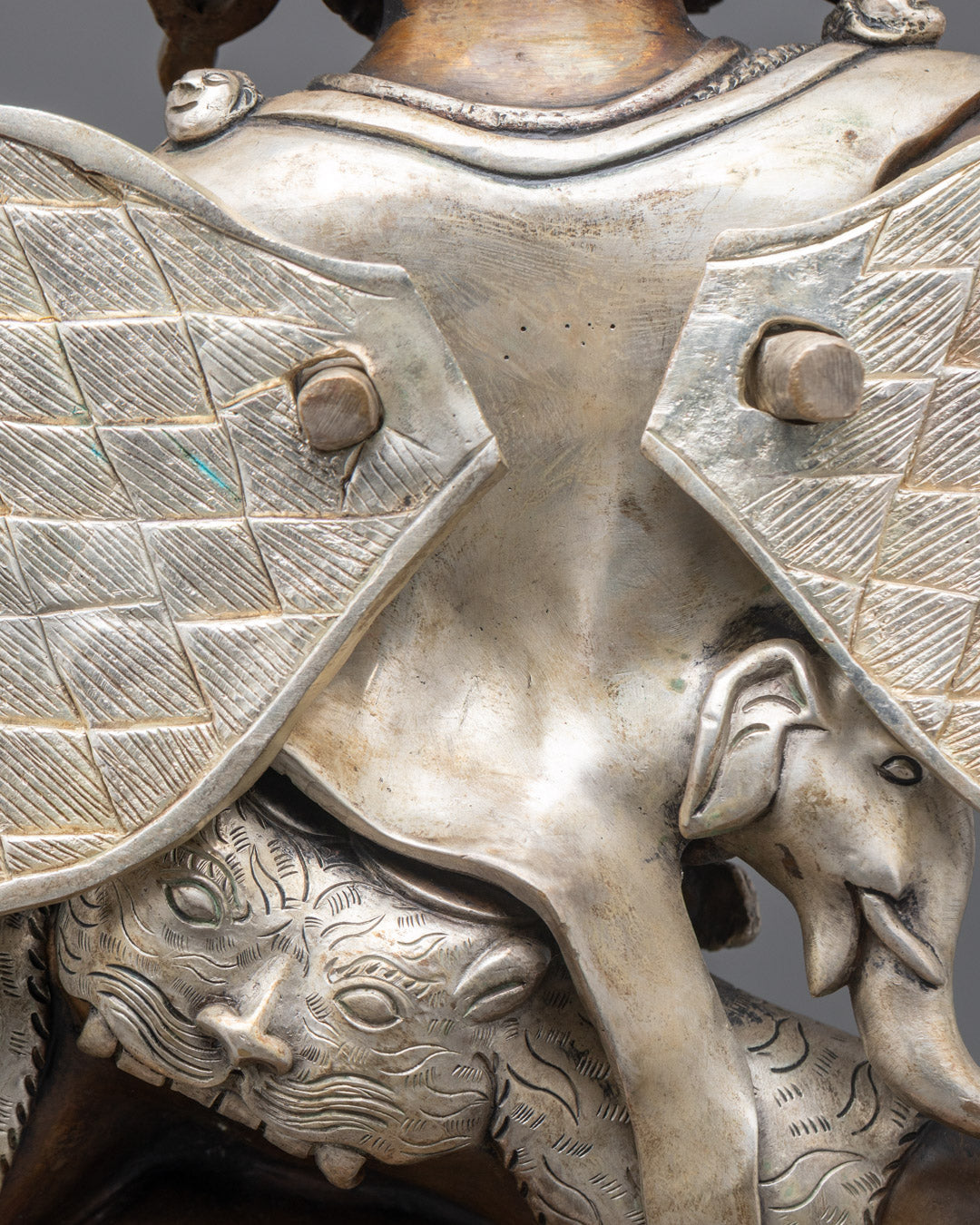 Tibetan Garuda Statue for Sale | Hand-Carved Oxidized Copper