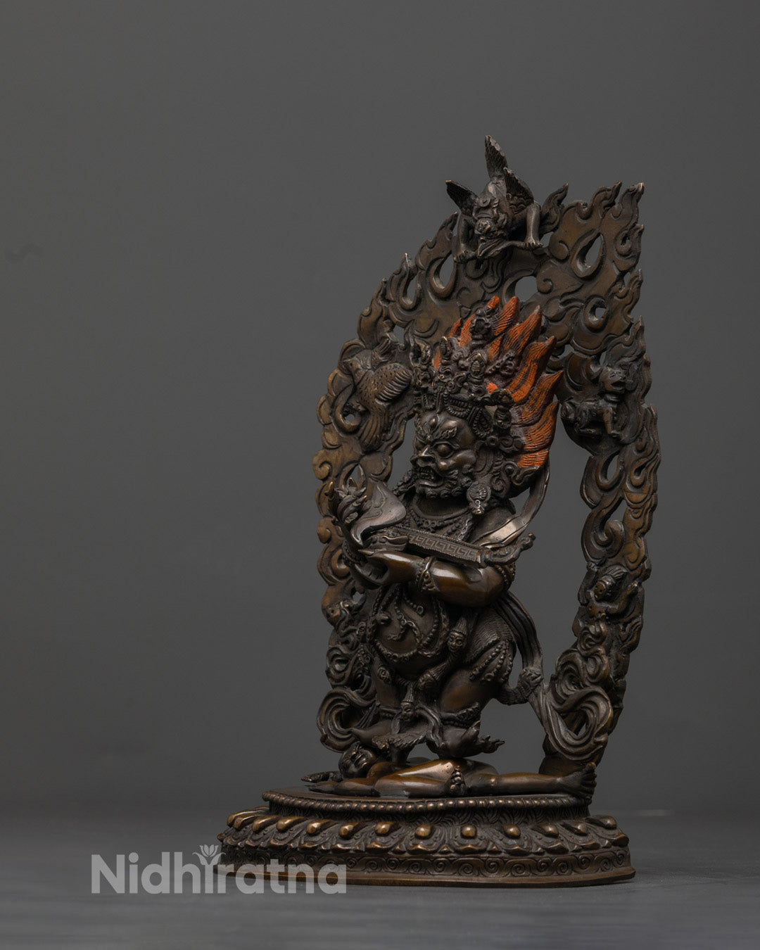 Sakya Mahakala Statue | Handmade Tibetan Protector Deity
